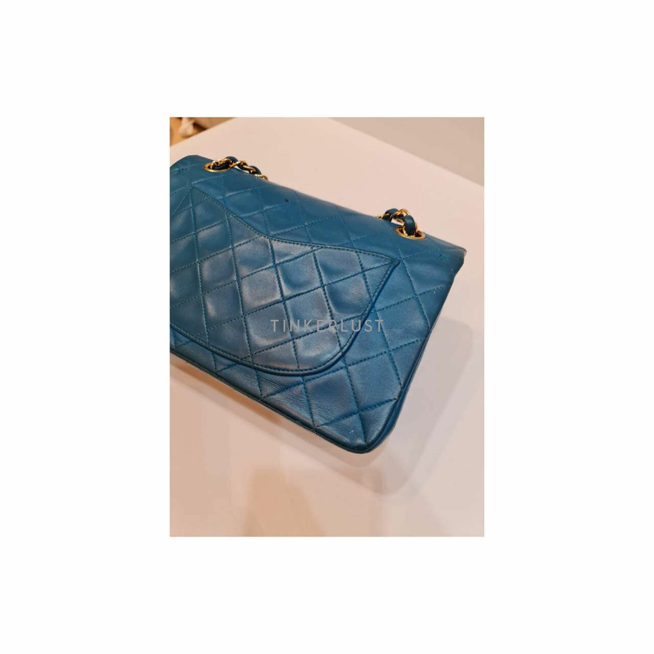 Chanel Classic Double Flap Small Turquoise GHW #4 Shoulder Bag