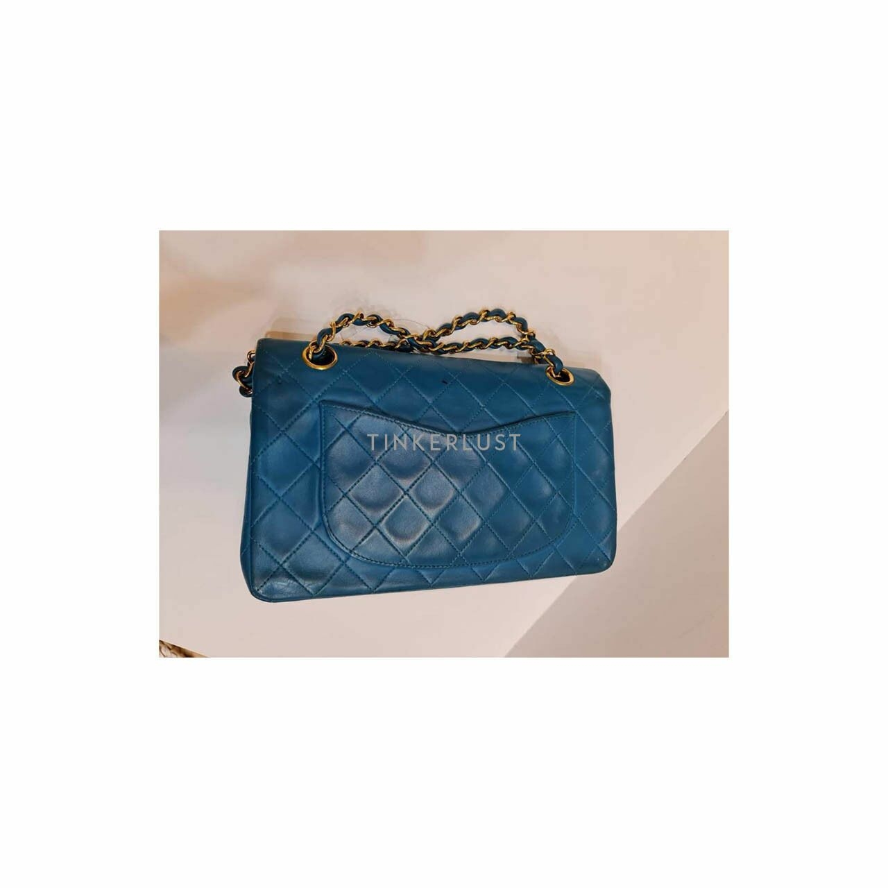 Chanel Classic Double Flap Small Turquoise GHW #4 Shoulder Bag