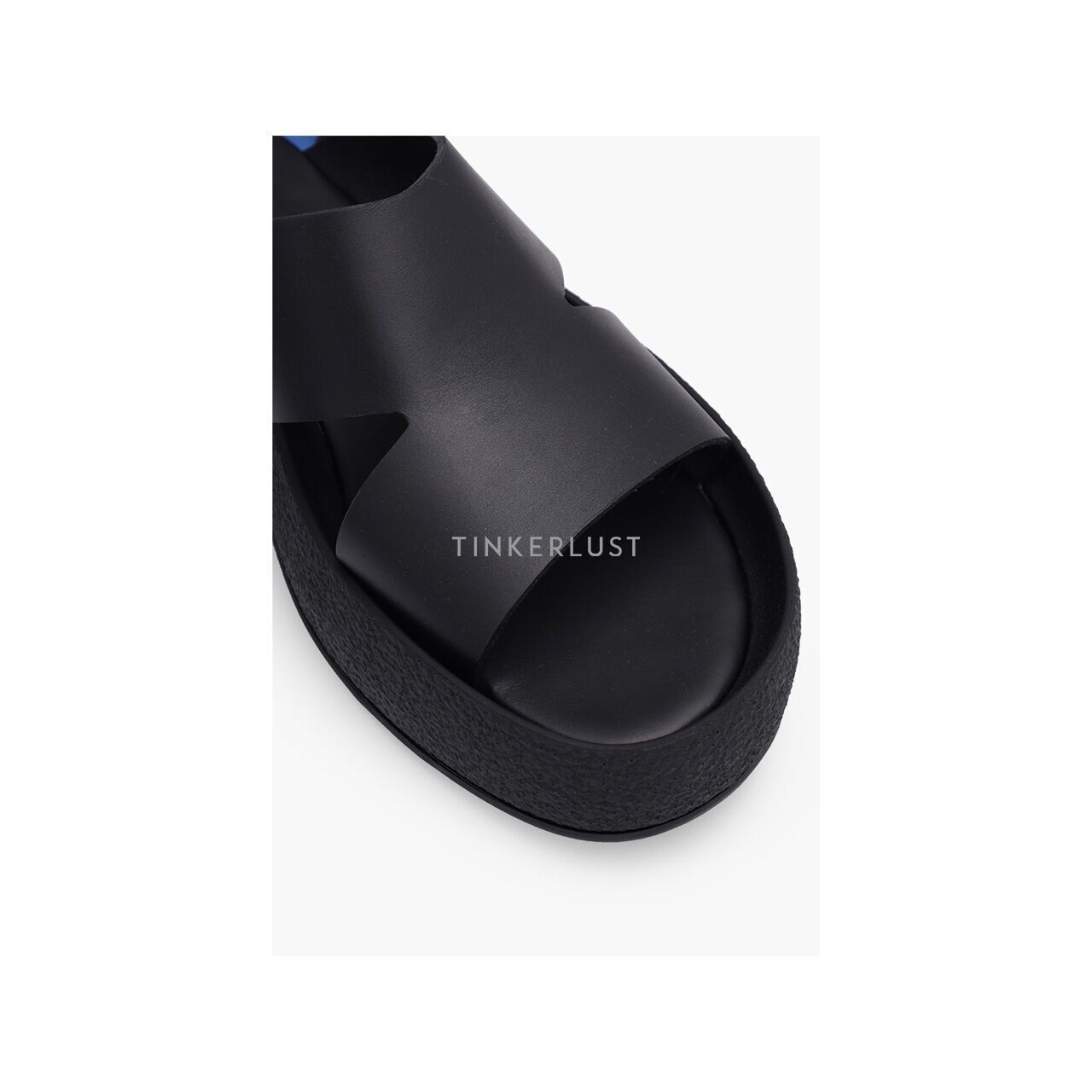 Kenzo Kenzoyama Logo Slides Black/Blue Sandals