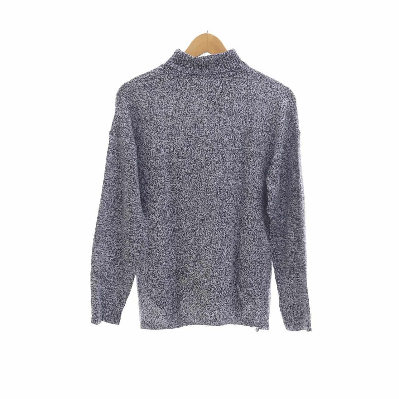 Et Cetera Navy Sweater