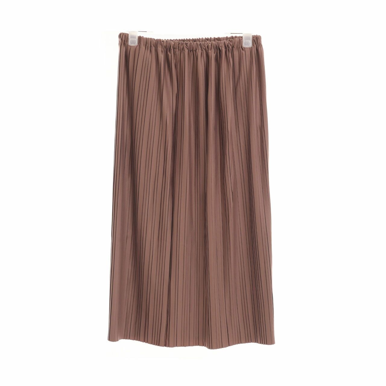 Private Collection Mocca Pleats Midi Skirt