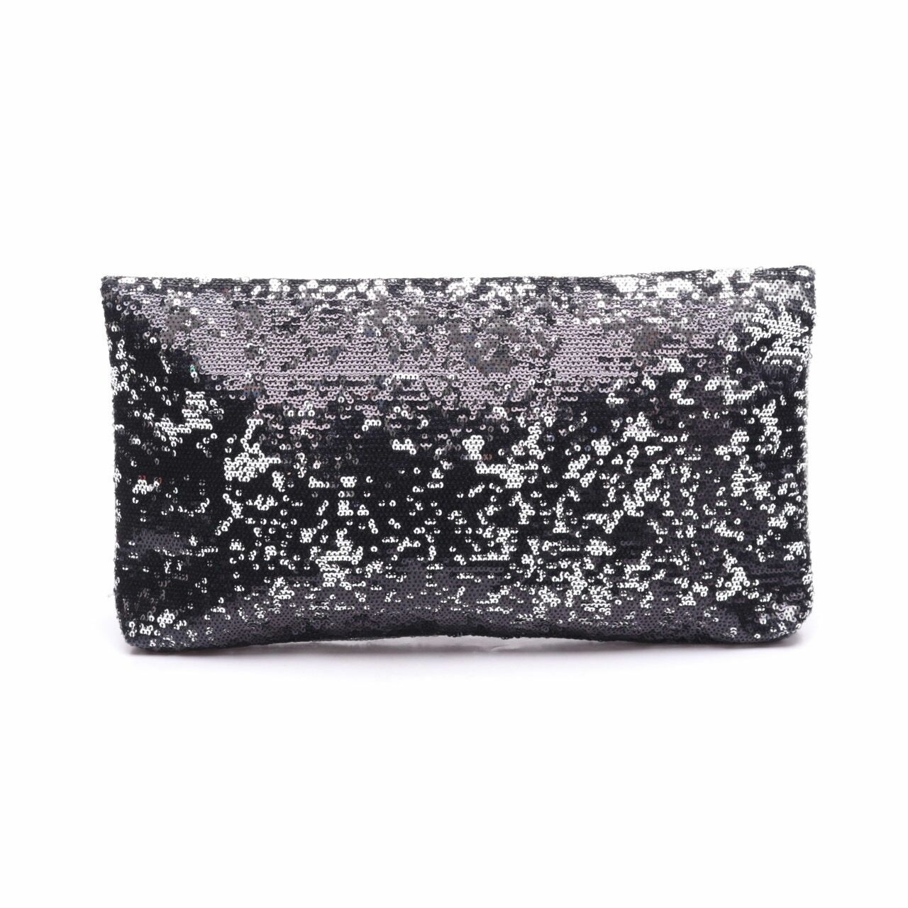 Private Collection Black Sequins Clutch