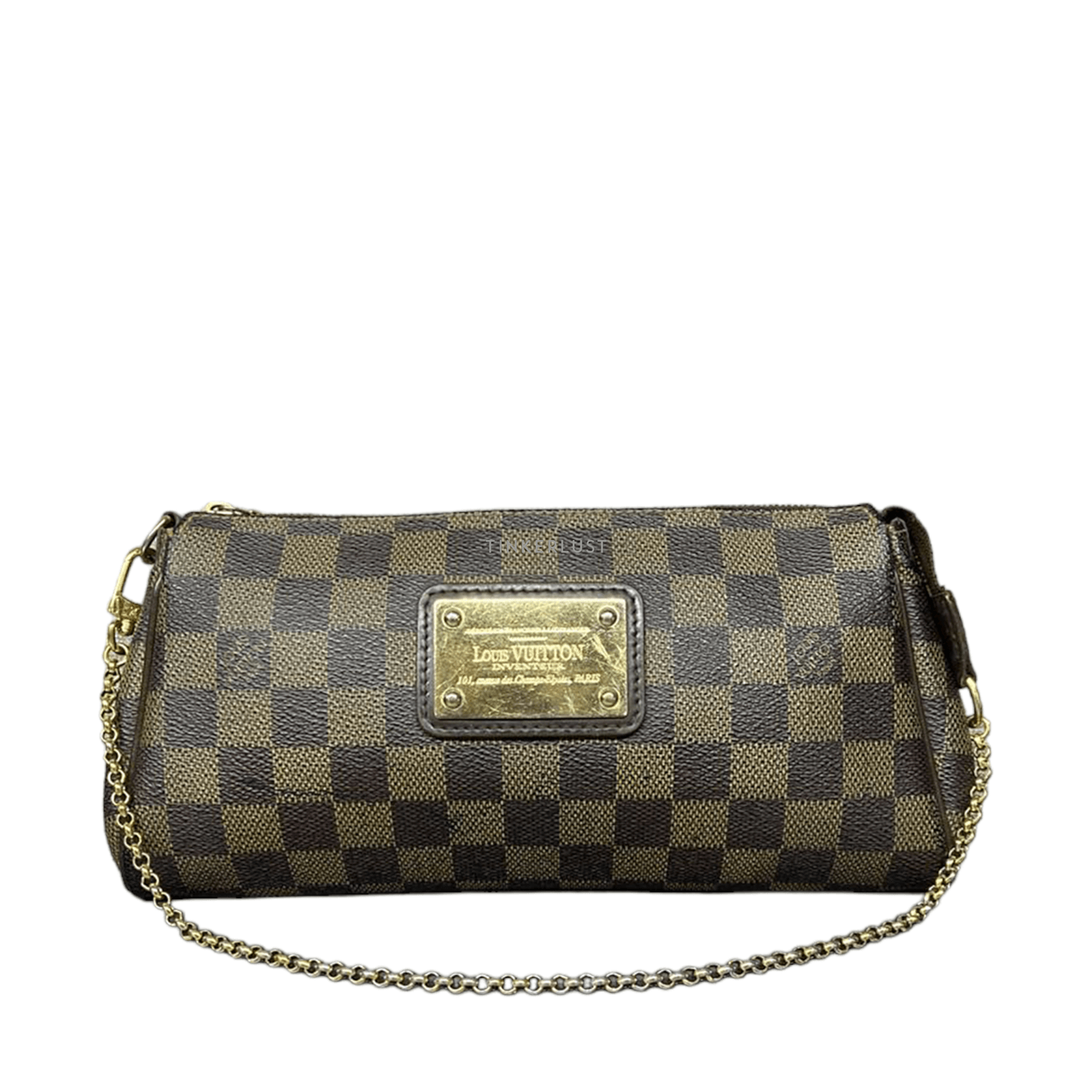 Louis Vuitton Eva Damier Ebene 2008 GHW Clutch