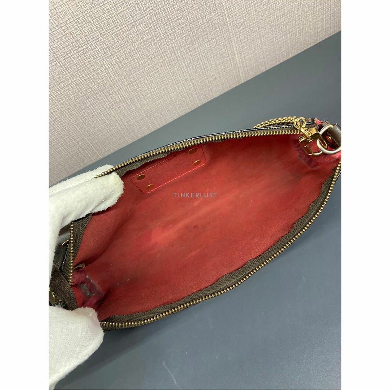 Louis Vuitton Eva Damier Ebene 2008 GHW Clutch