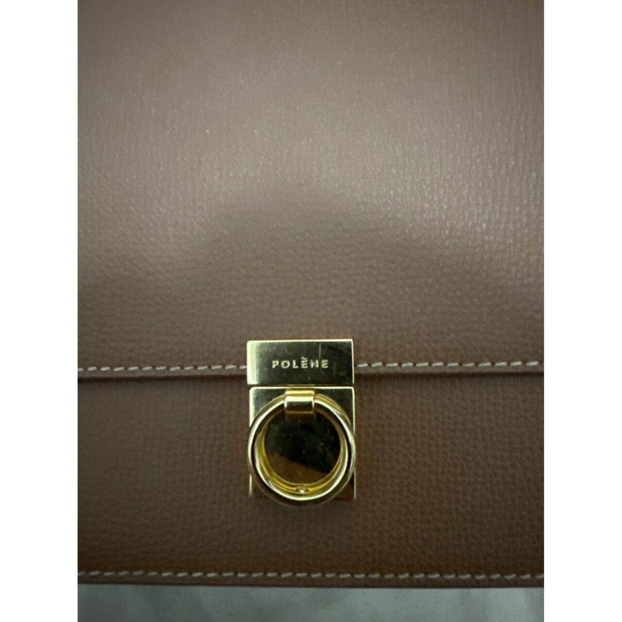 POLENE Brown Sept Mini Sling Bag