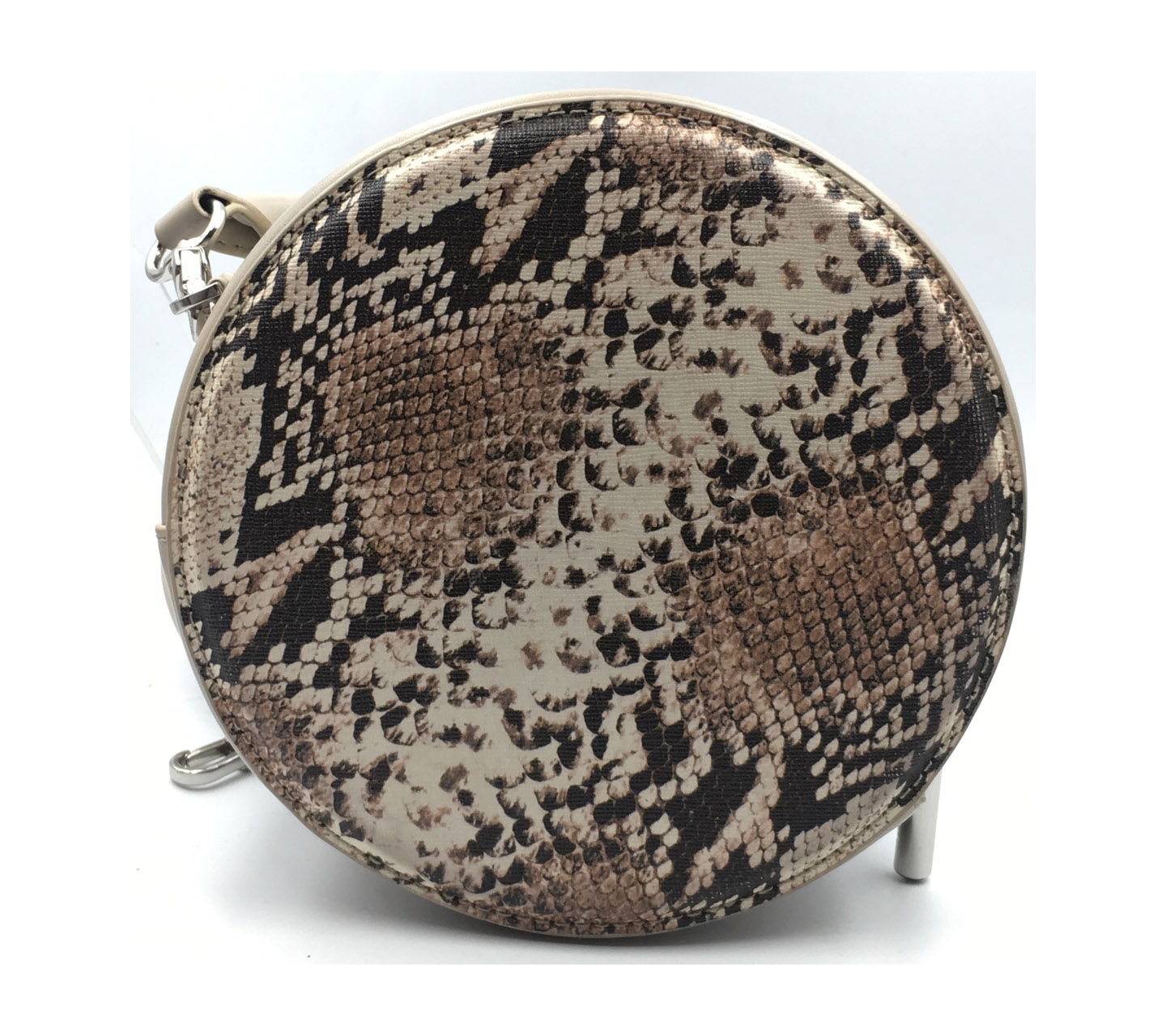 Pedro Taupe Snakeskin Sling Bag