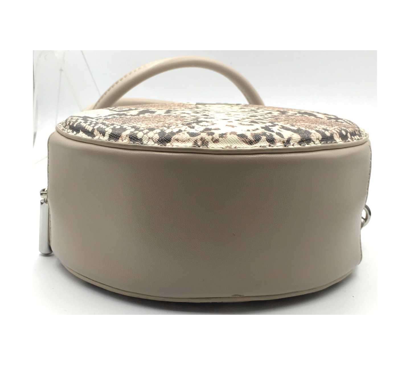 Pedro Taupe Snakeskin Sling Bag