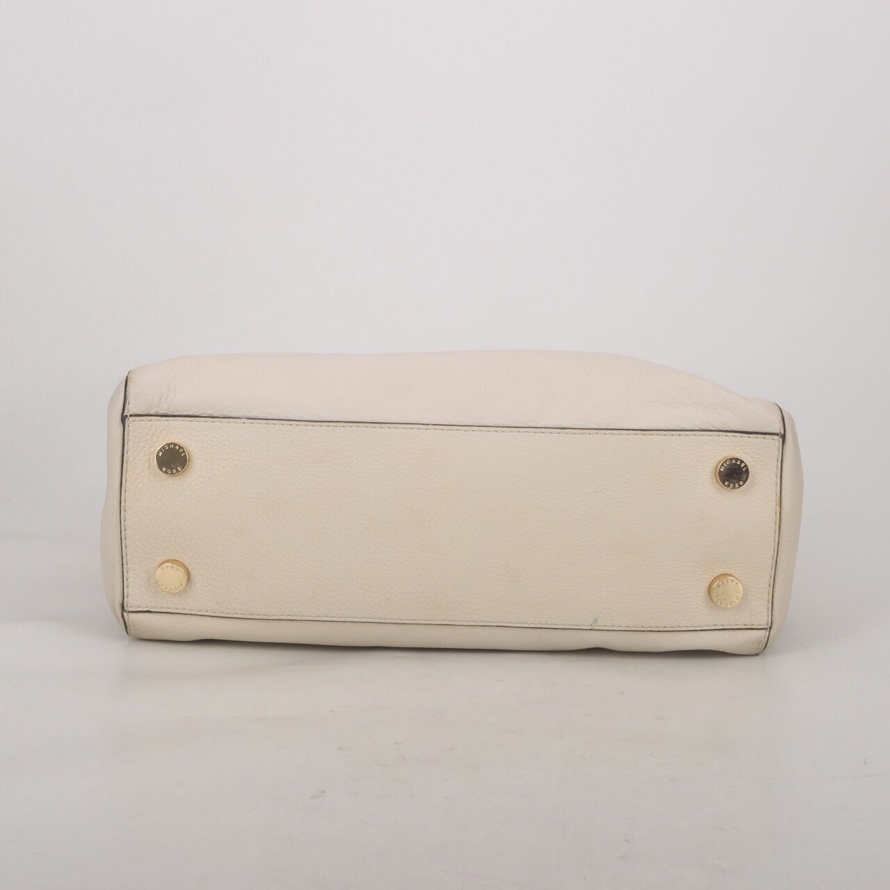 Michael Kors Bedford Broken White Satchel Bag