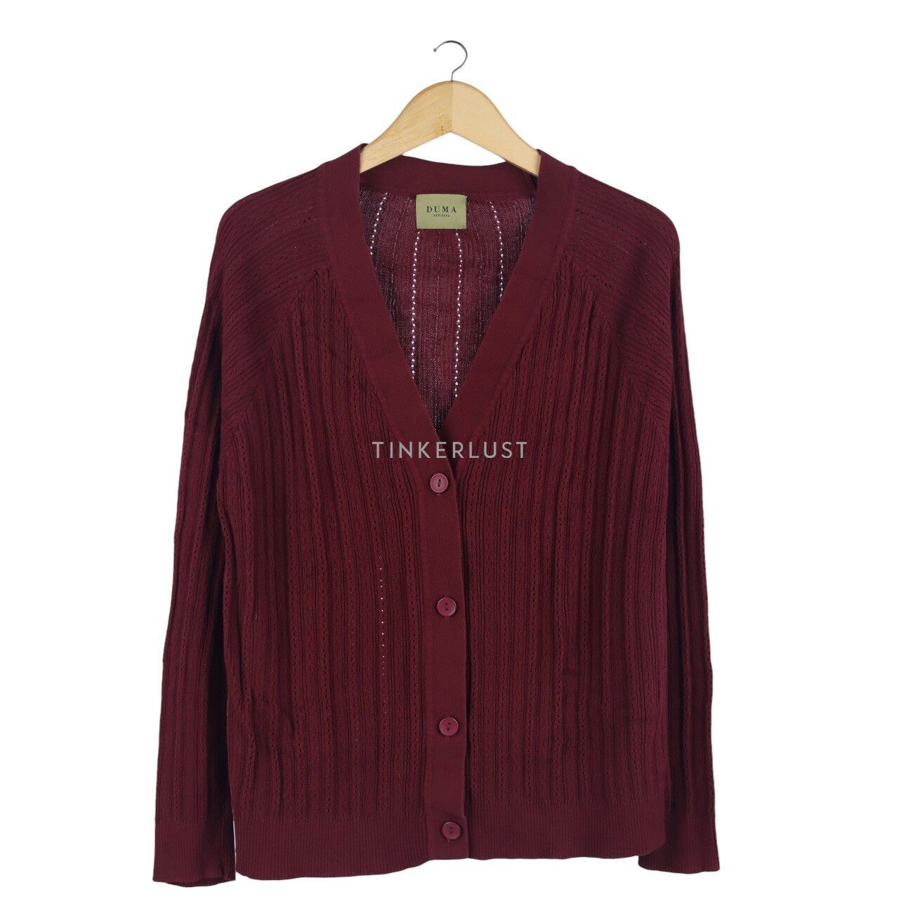 Duma Maroon Cardigan