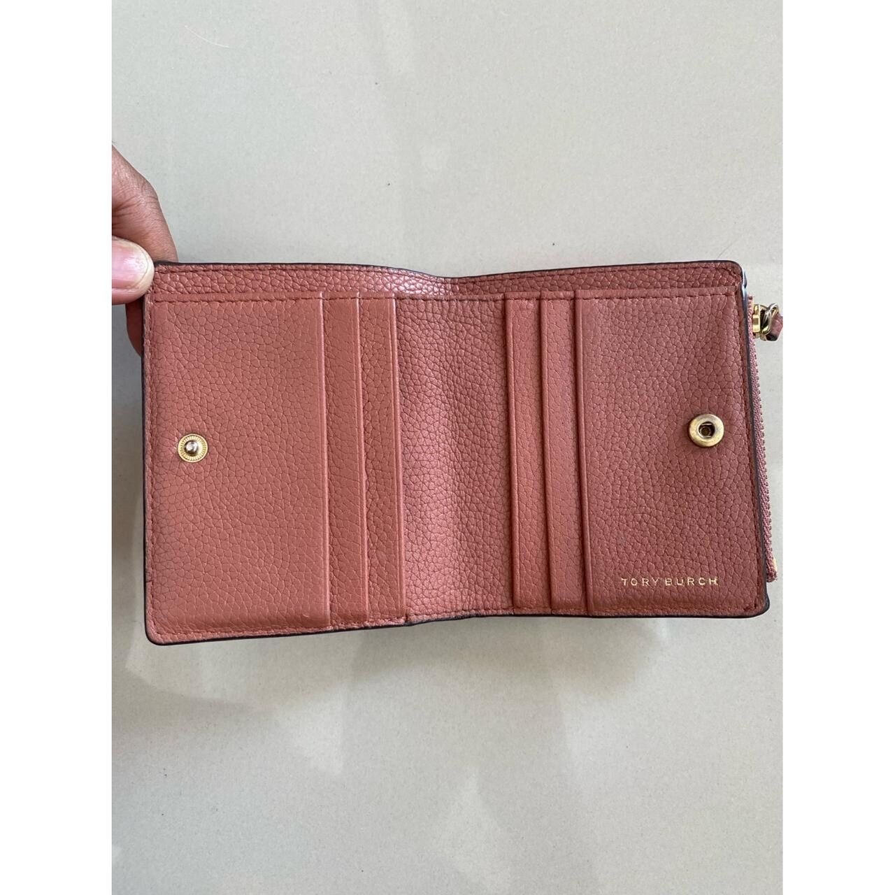 Tory Burch Mcgraw Salmon Wallet