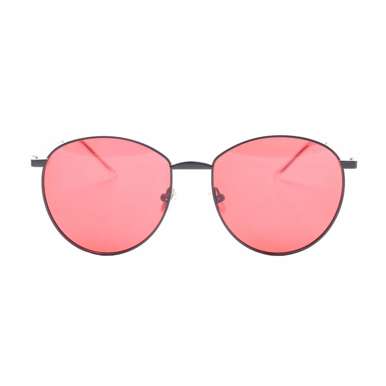 Private Collection Black Jojo Red Sunglasses