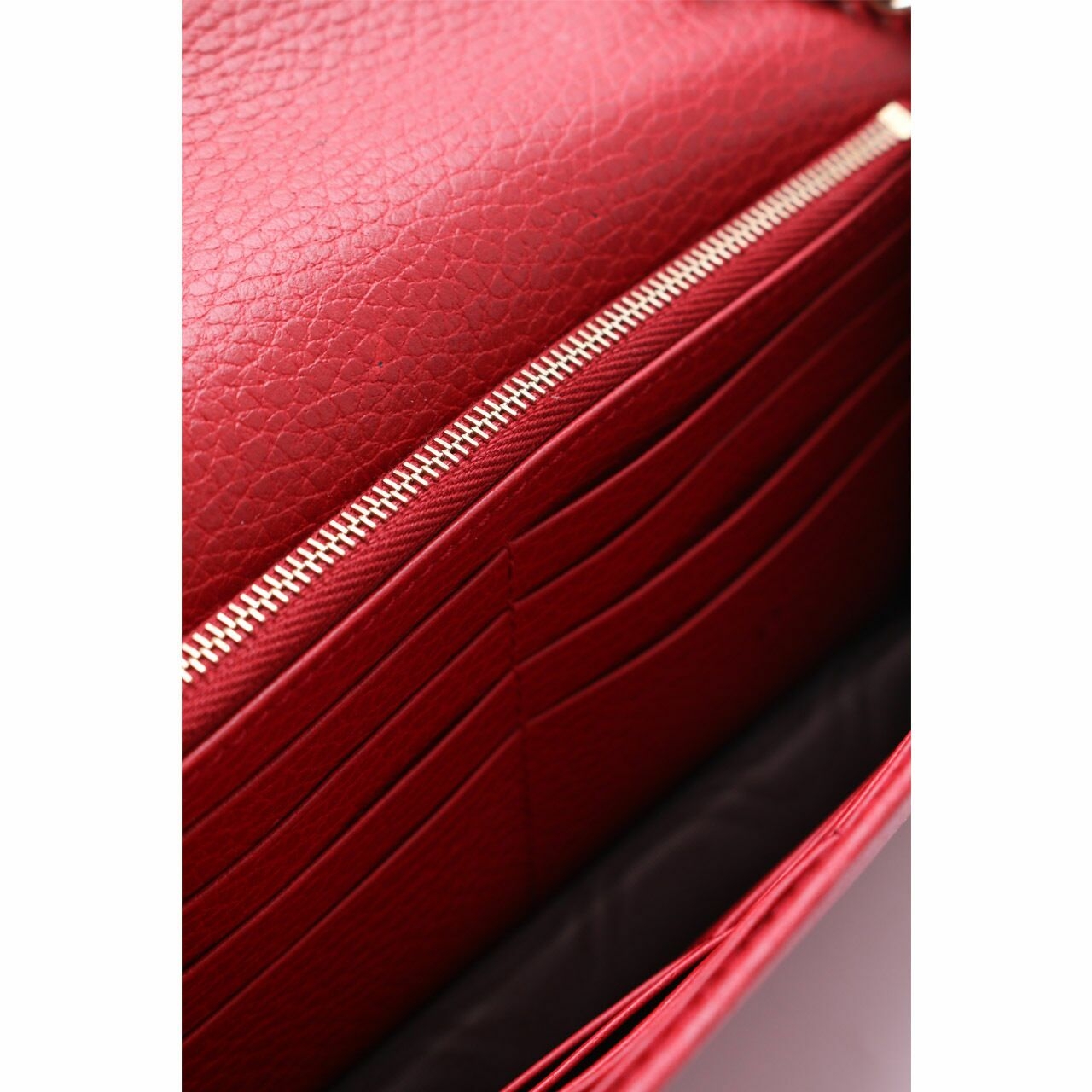 Gucci Interlocking Red Clutch