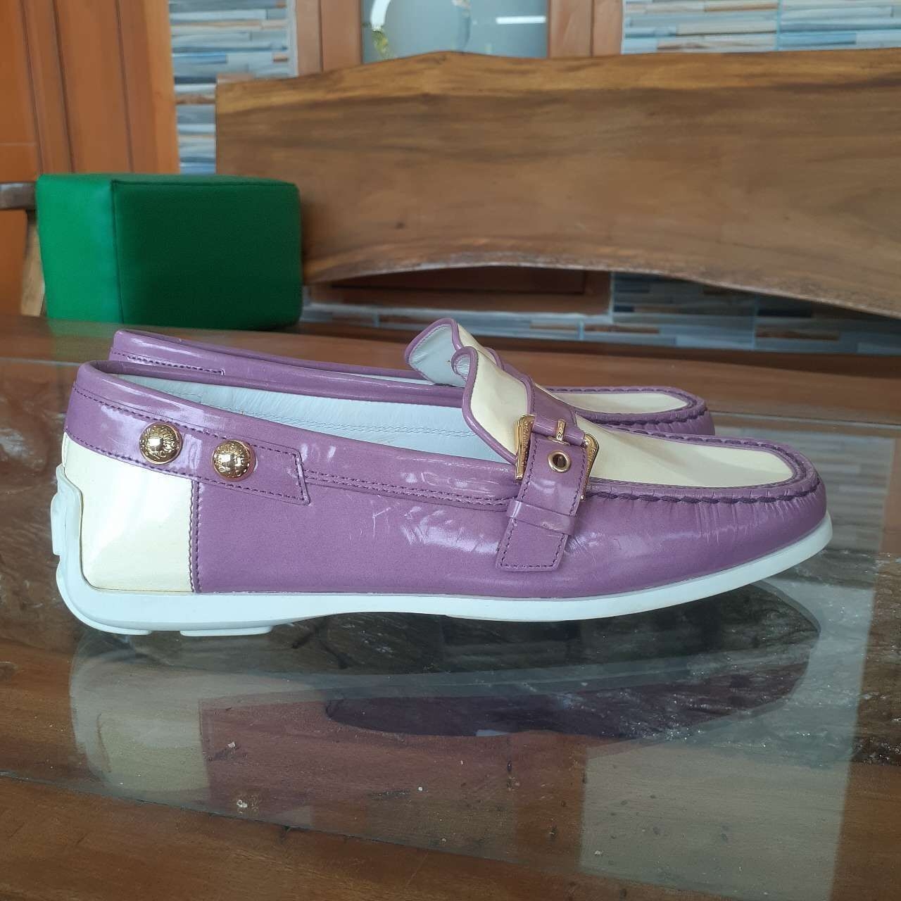 Louis Vuitton Violet Flats