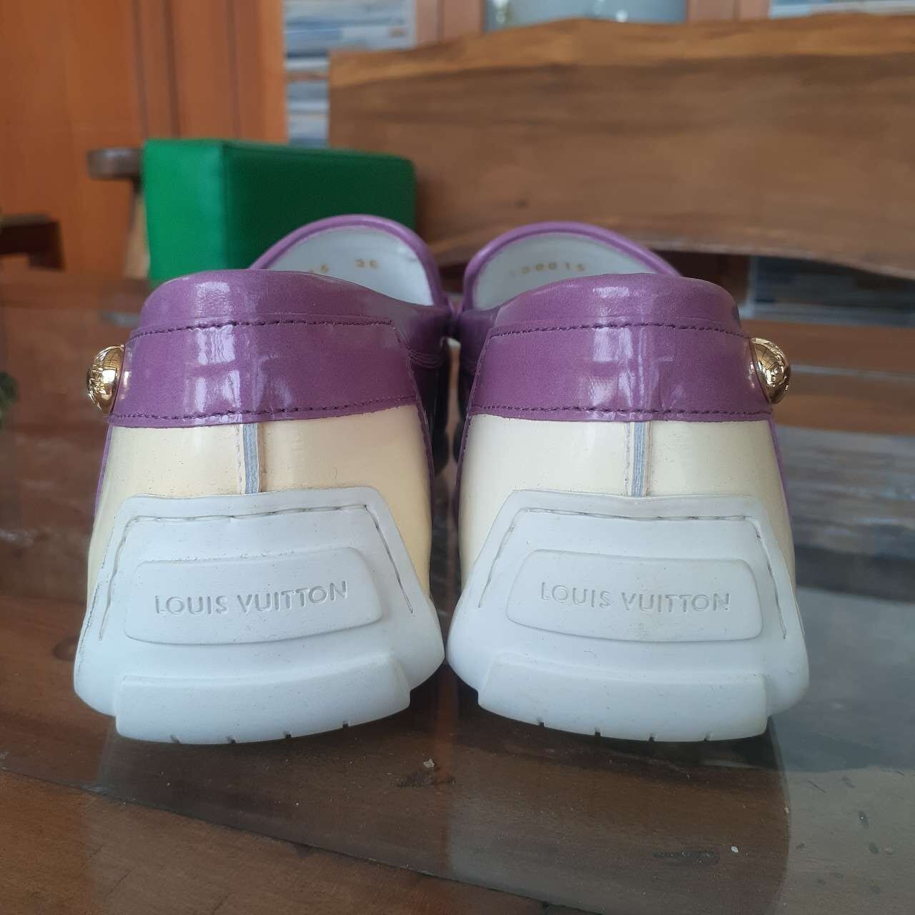 Louis Vuitton Violet Flats