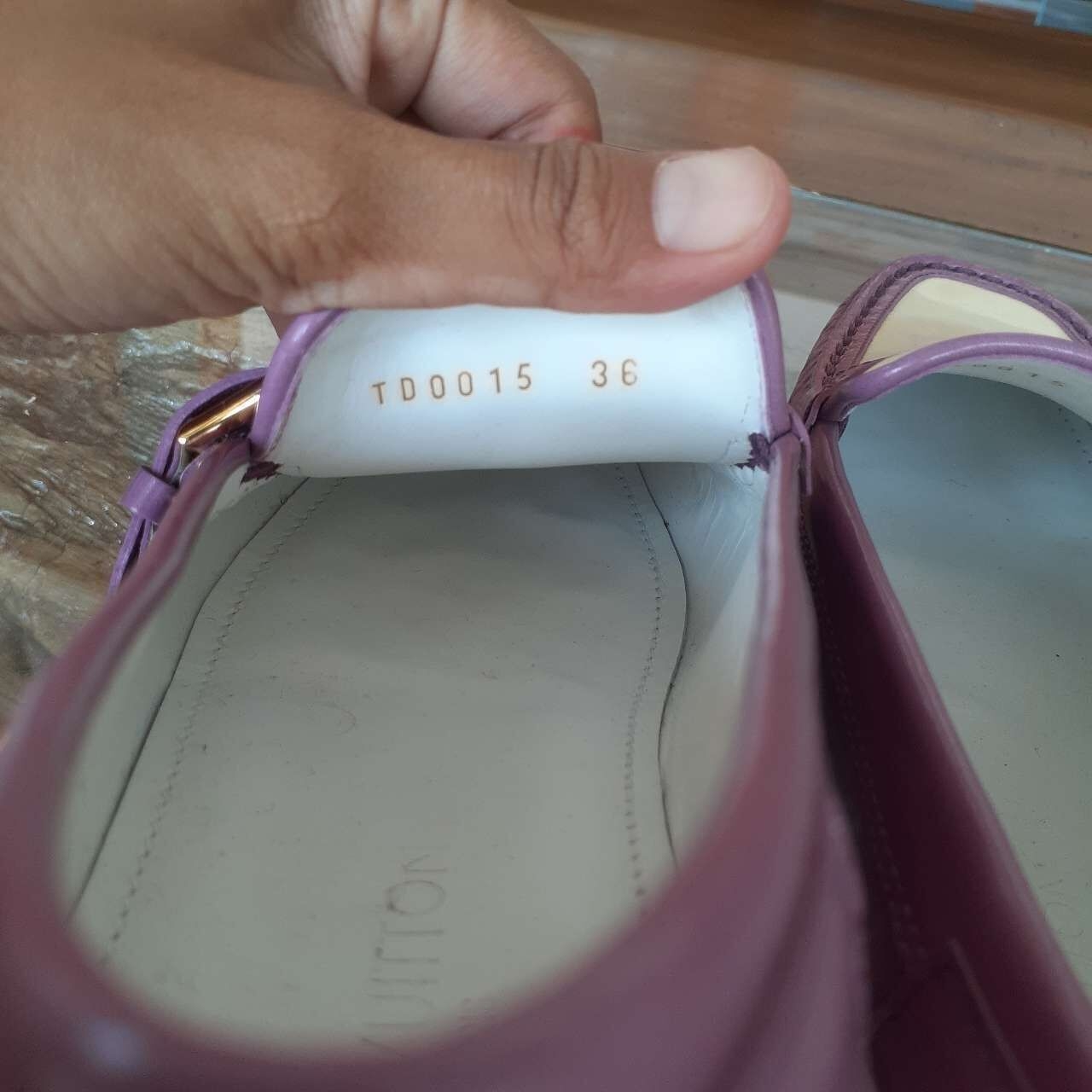 Louis Vuitton Violet Flats