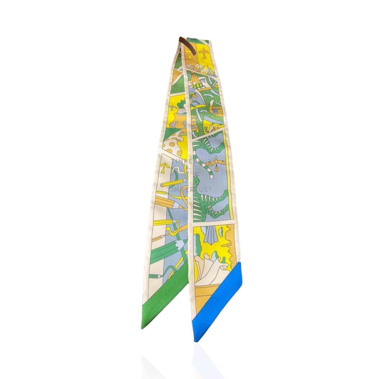 Hermes Twilly Factory Suite Silk Scarf