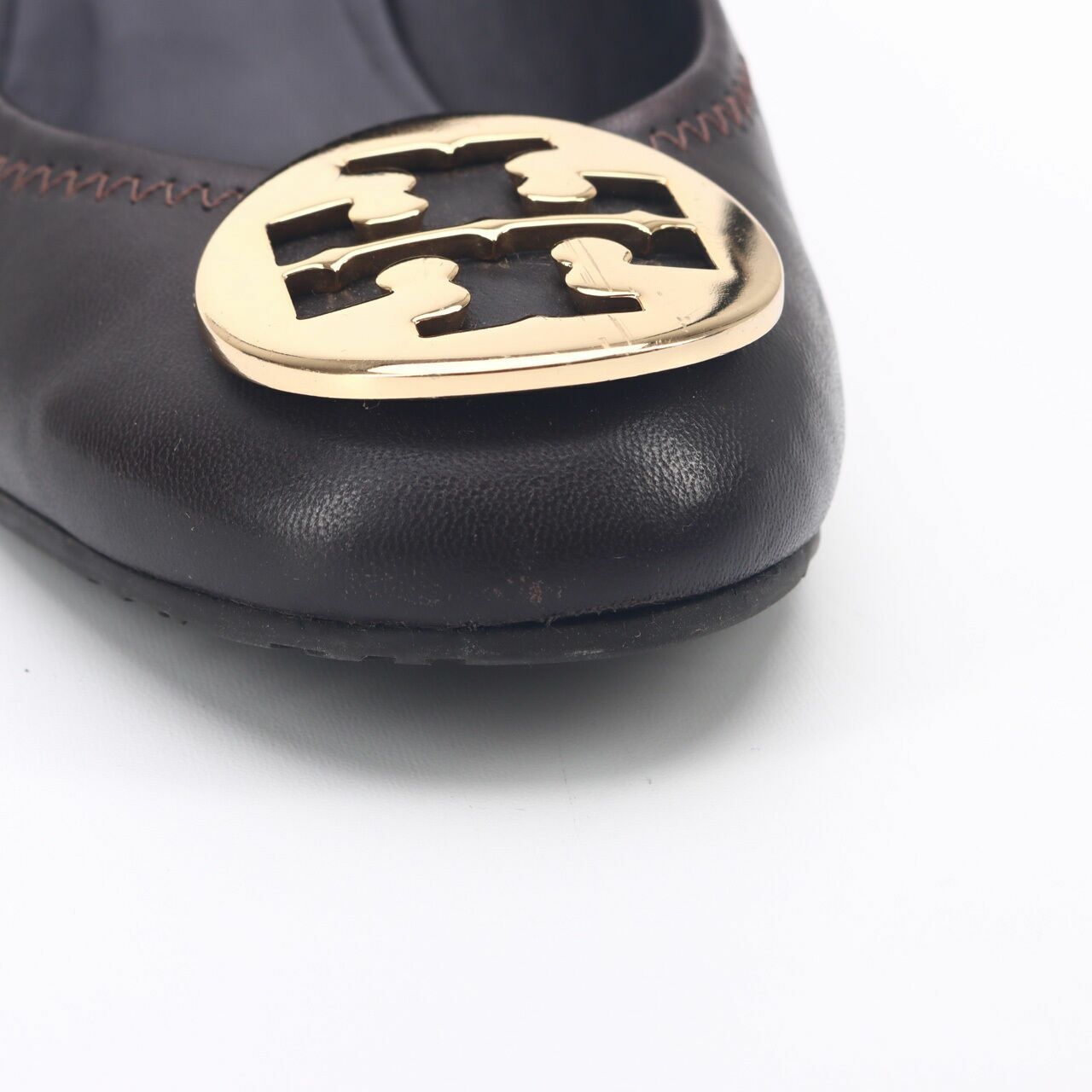 Tory Burch Dark Brown Wedges