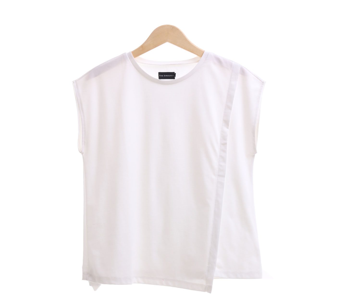 The Executive White Sleeveless