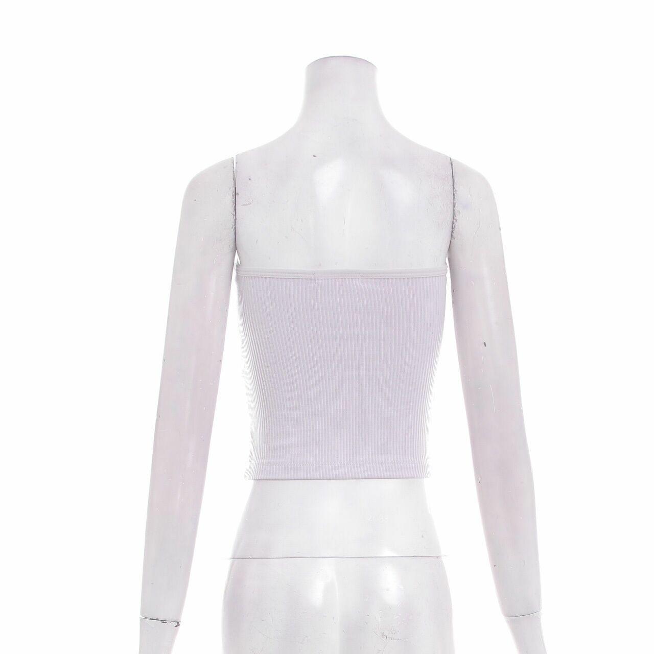 Stradivarius Lilac Tube Crop Sleeveless