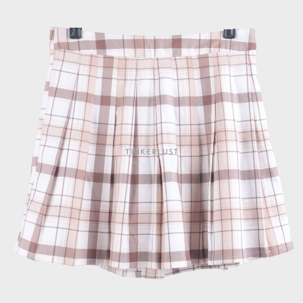 Cotton On Brown & Beige Plaid Mini Skirt