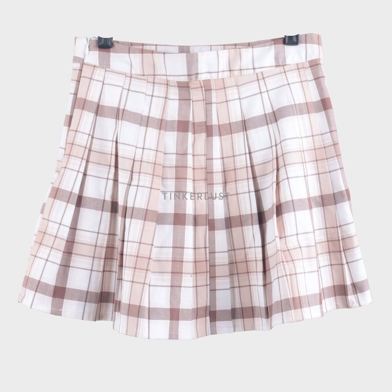 Cotton On Brown & Beige Plaid Mini Skirt