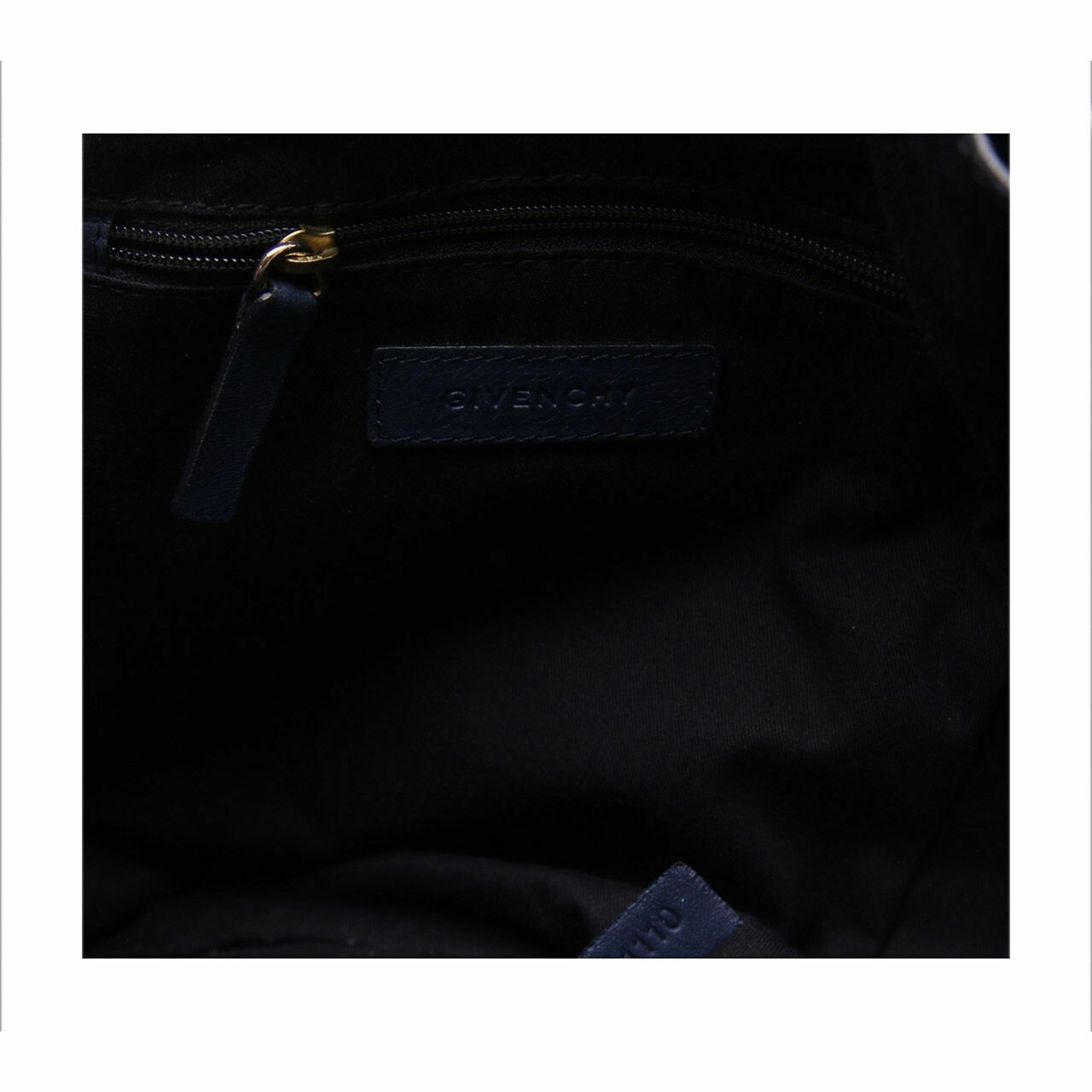 Givenchy Dark Blue Leather Handbag