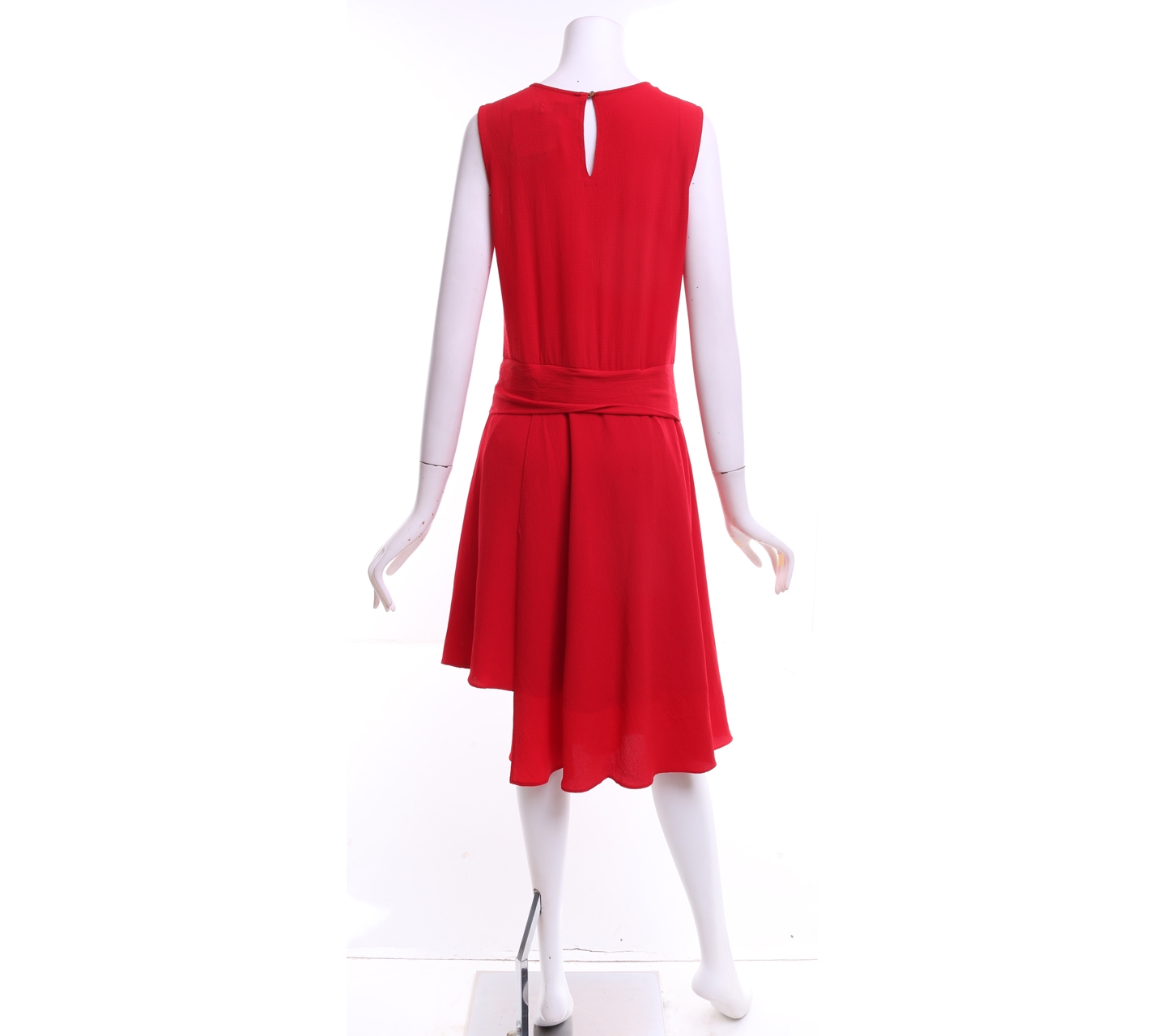 Cotton Ink Red Midi Dress