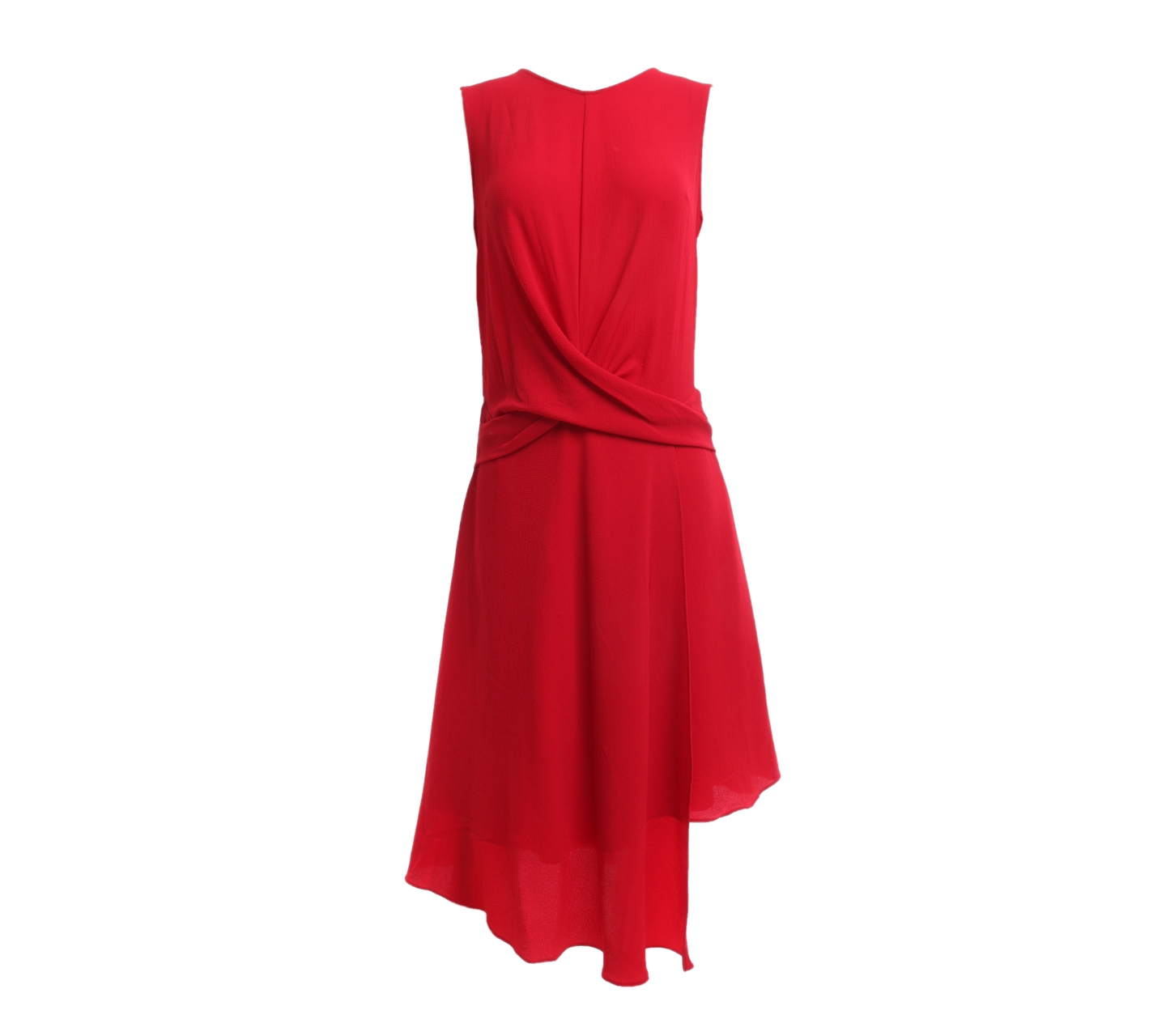 Cotton Ink Red Midi Dress