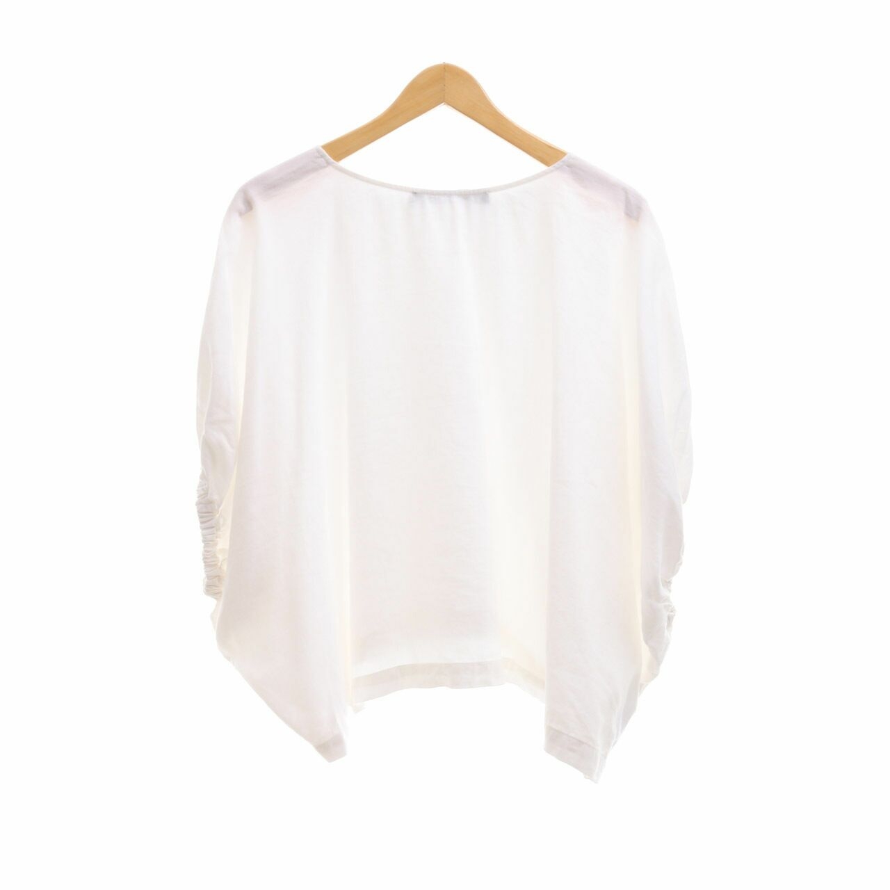 Zara Off White Batwing Blouse