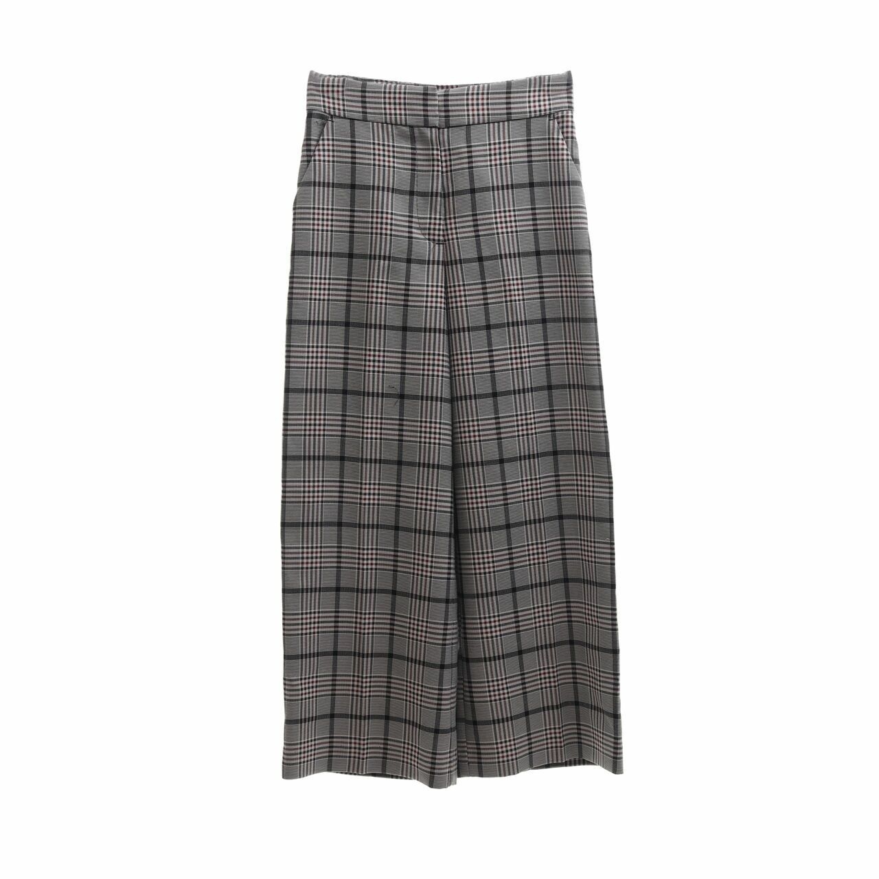 H&M Grey Tartan Long Pants