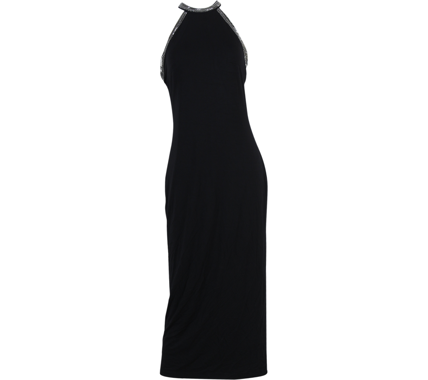 H&M Black Sleeveless Long Dress