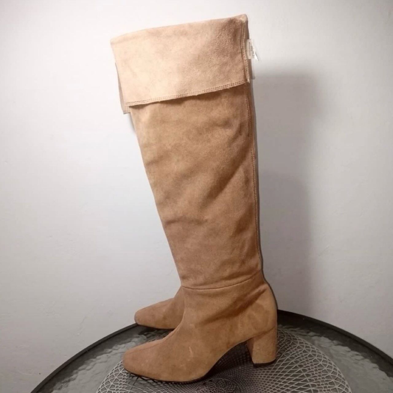 Zara Suede Over Knee Boots