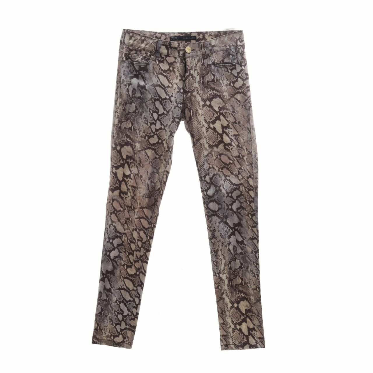 Zara Multicolor Snake Skin Long Pants