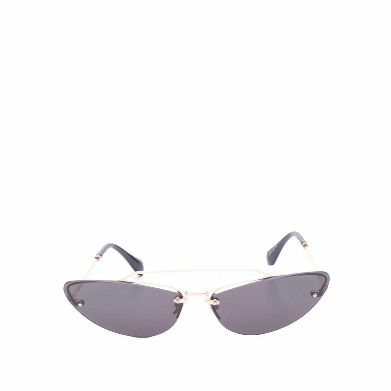 Private Collection Gold & Black Cat Eye Sunglasses