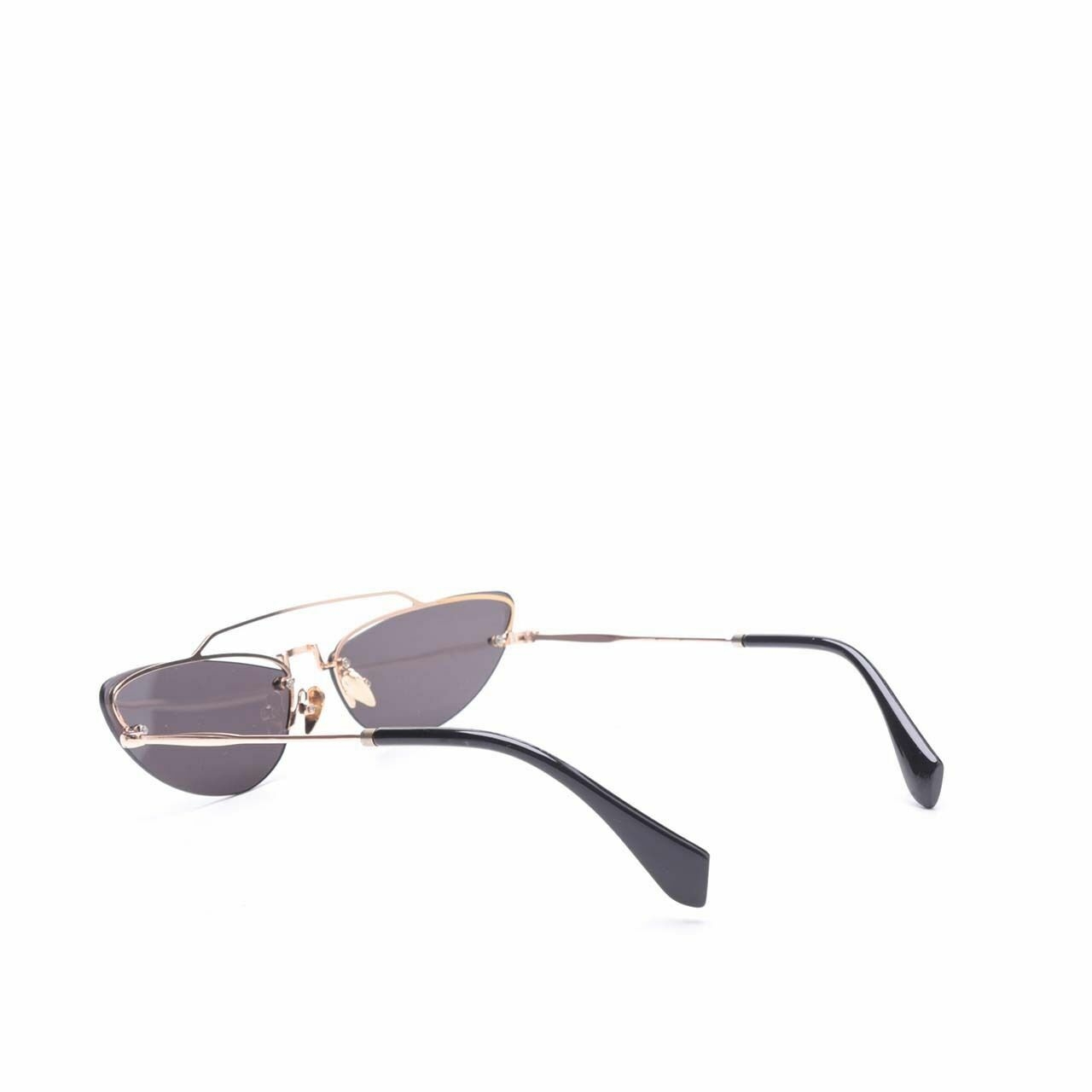 Private Collection Gold & Black Cat Eye Sunglasses