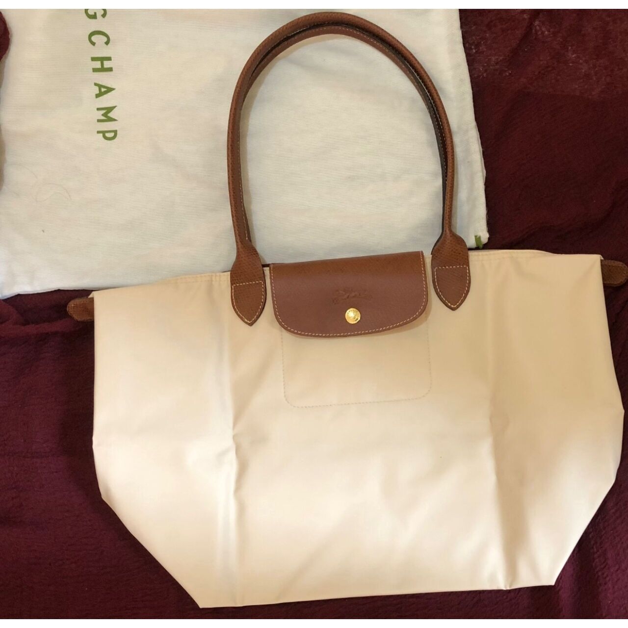 Longchamp Beige Shoulder Bag