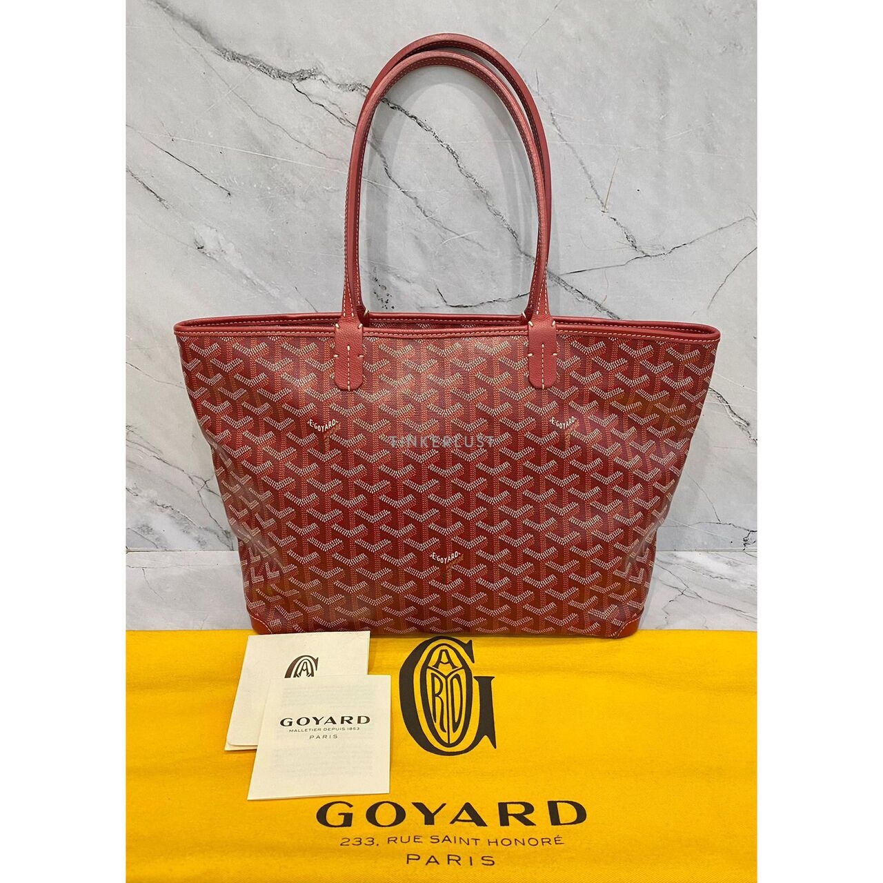 Goyard Artois PM Red 2018 Tote Bag