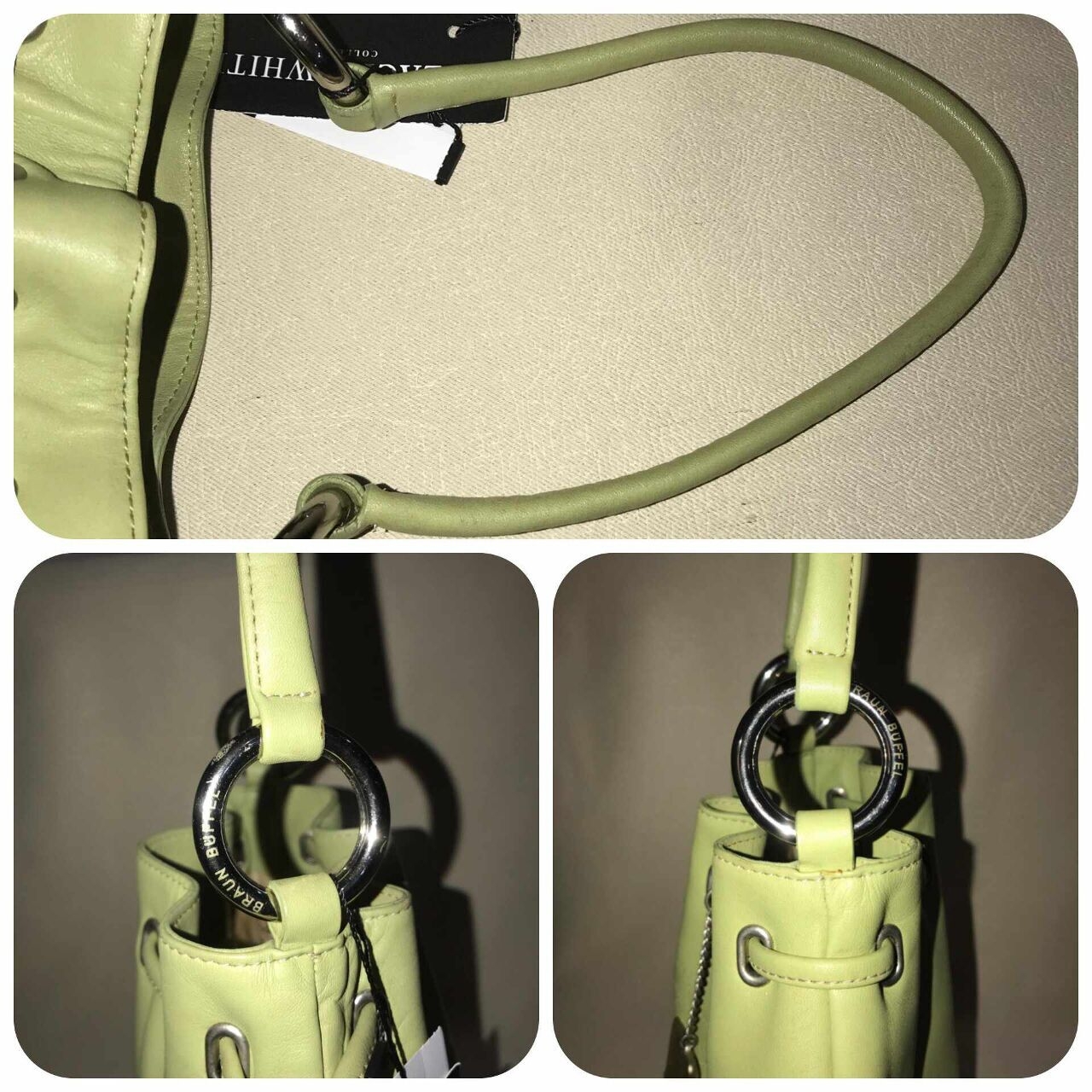 Braun Buffel Lime Handbag