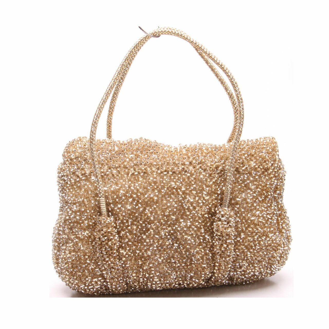 anteprima Gold Shoulder Bag