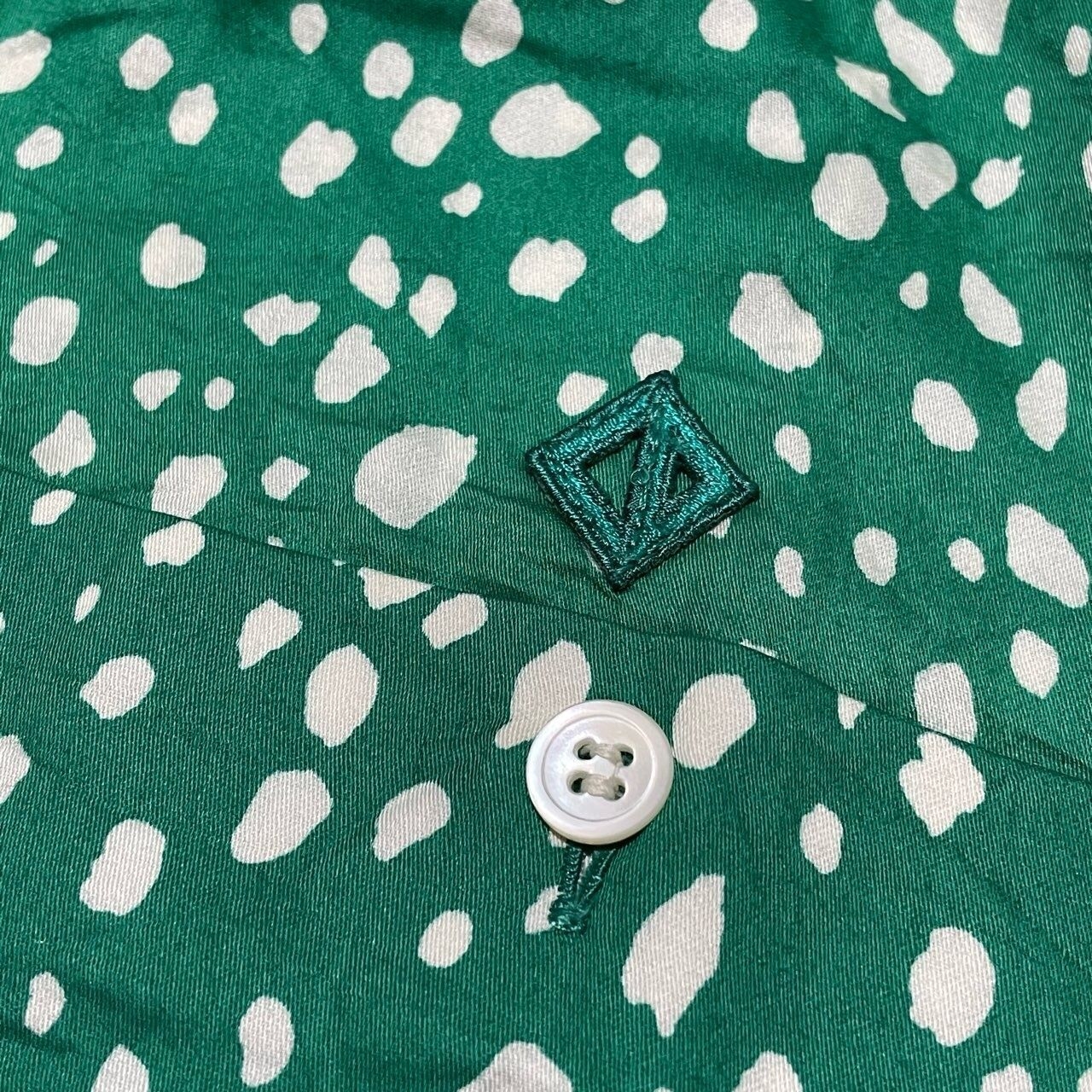 Christian Dior Green Polkadots Sleeveless