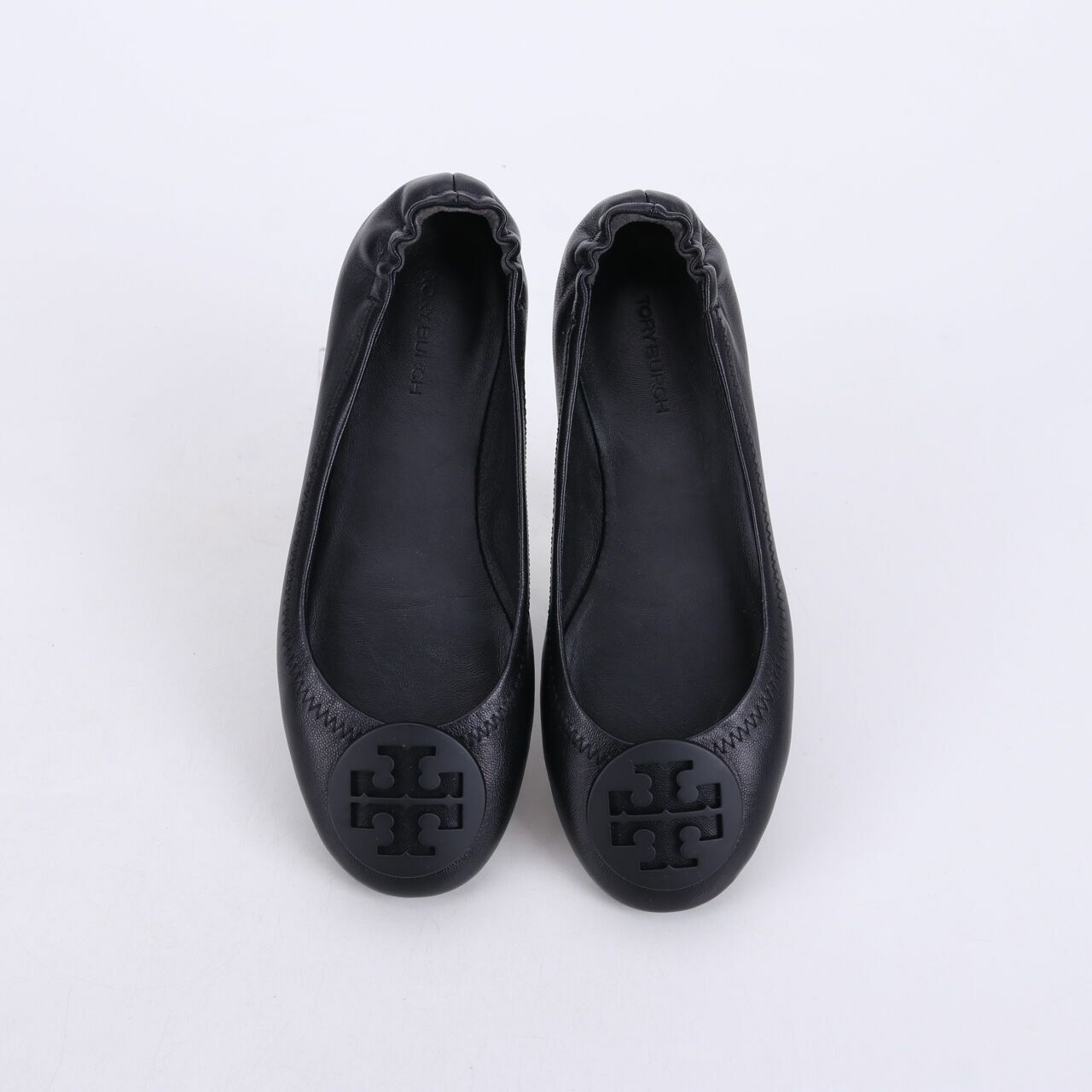 Tory Burch Minnie Travel Ballet Perfect Black Flats