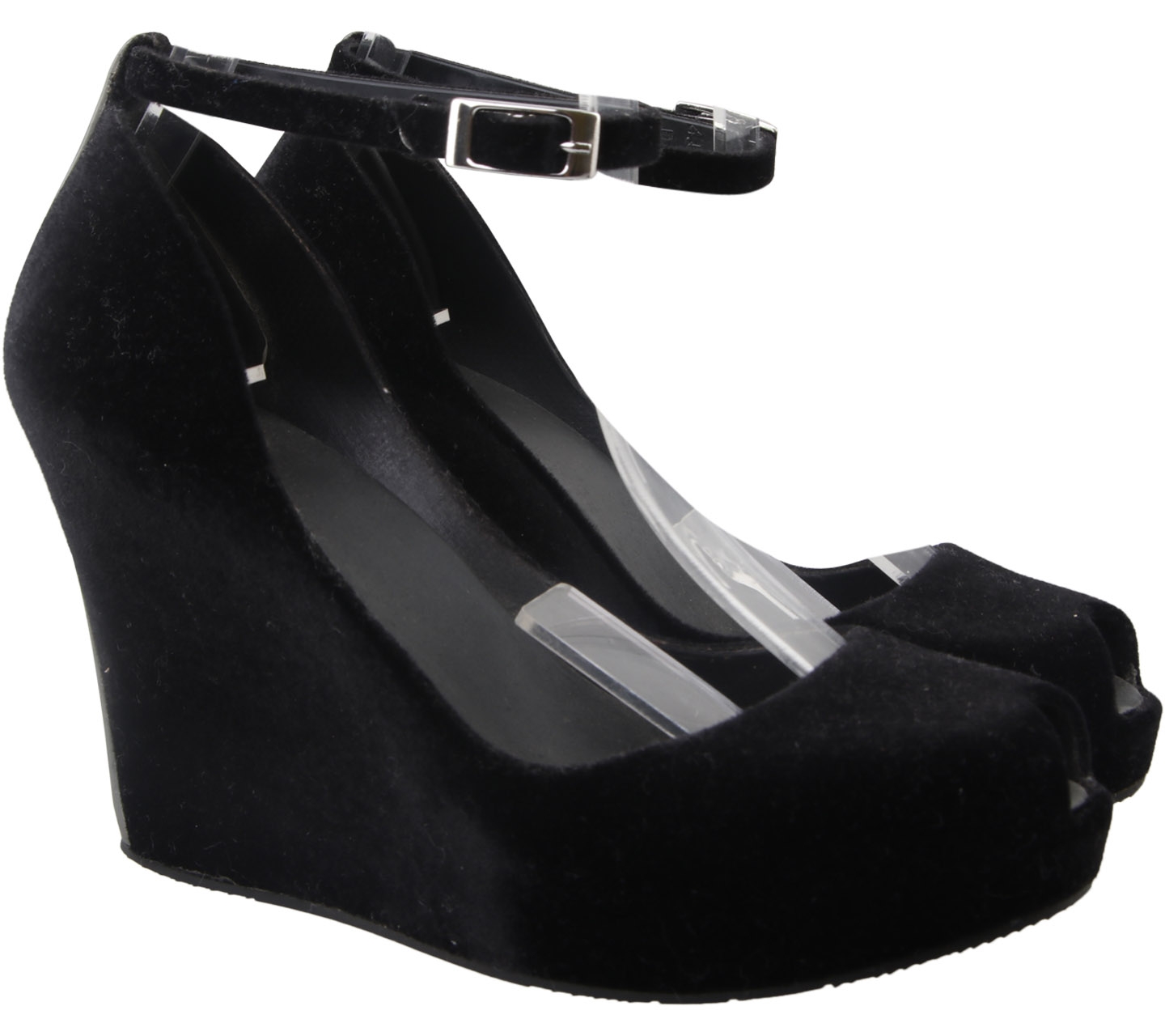 Melissa Black Wedges