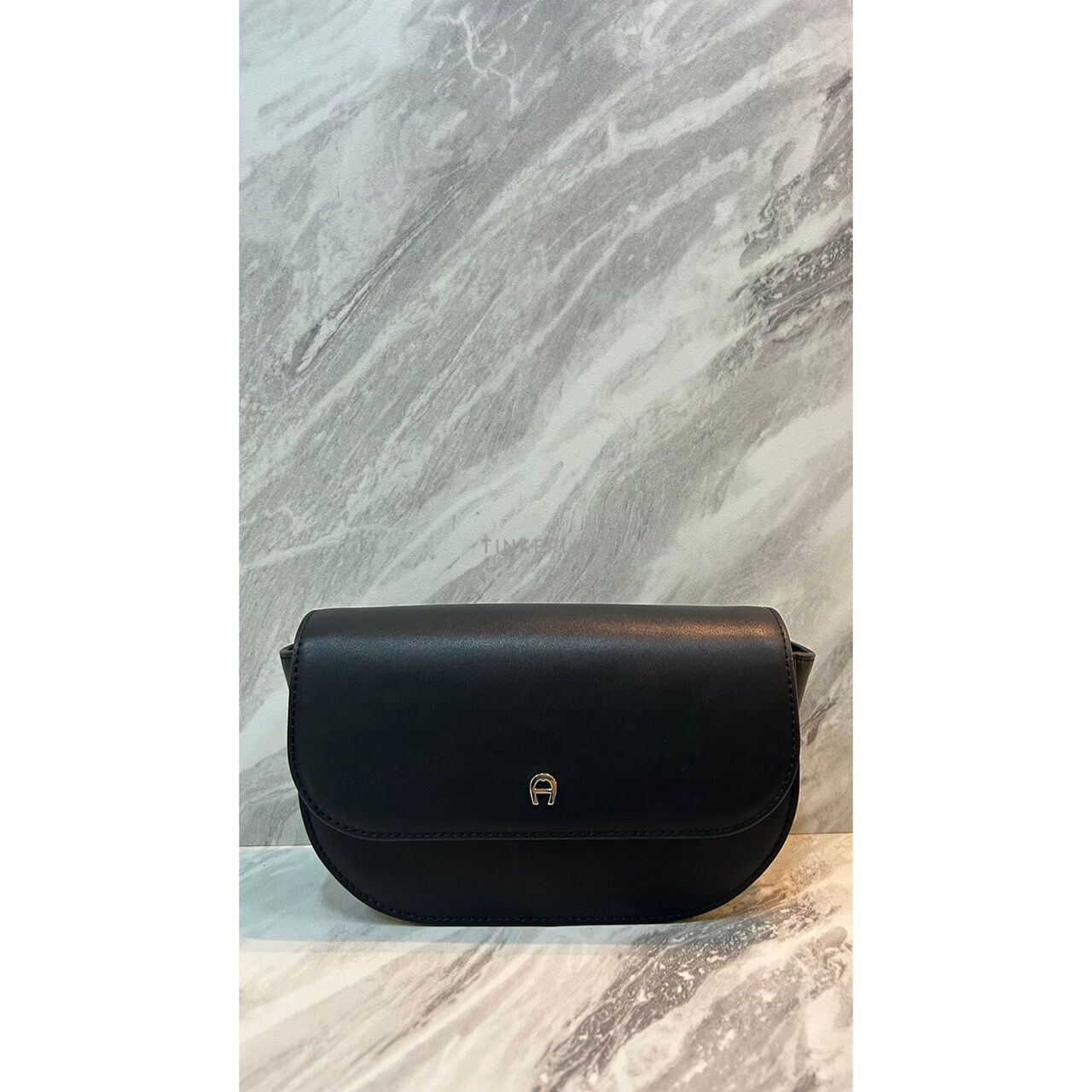 Aigner Black XS Camilla Shoulder Bag 