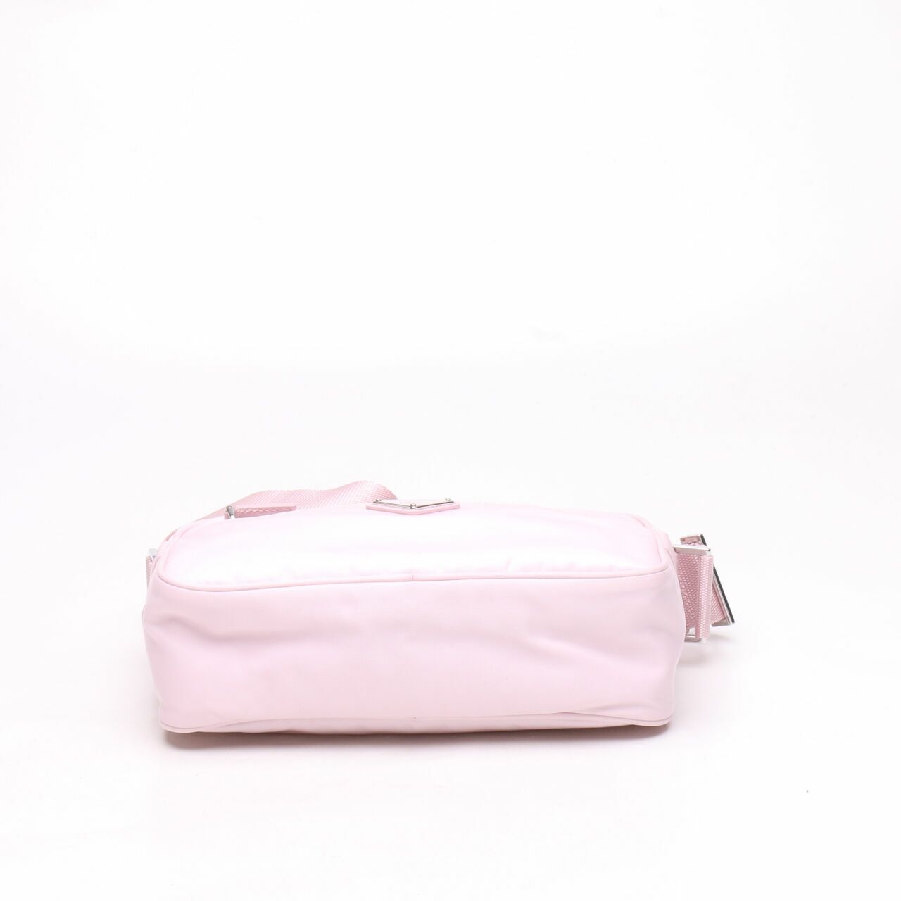 Prada Sacca Vela Messenger Bag With Mini Pouch In Albastro Pink Shoulder Bag	