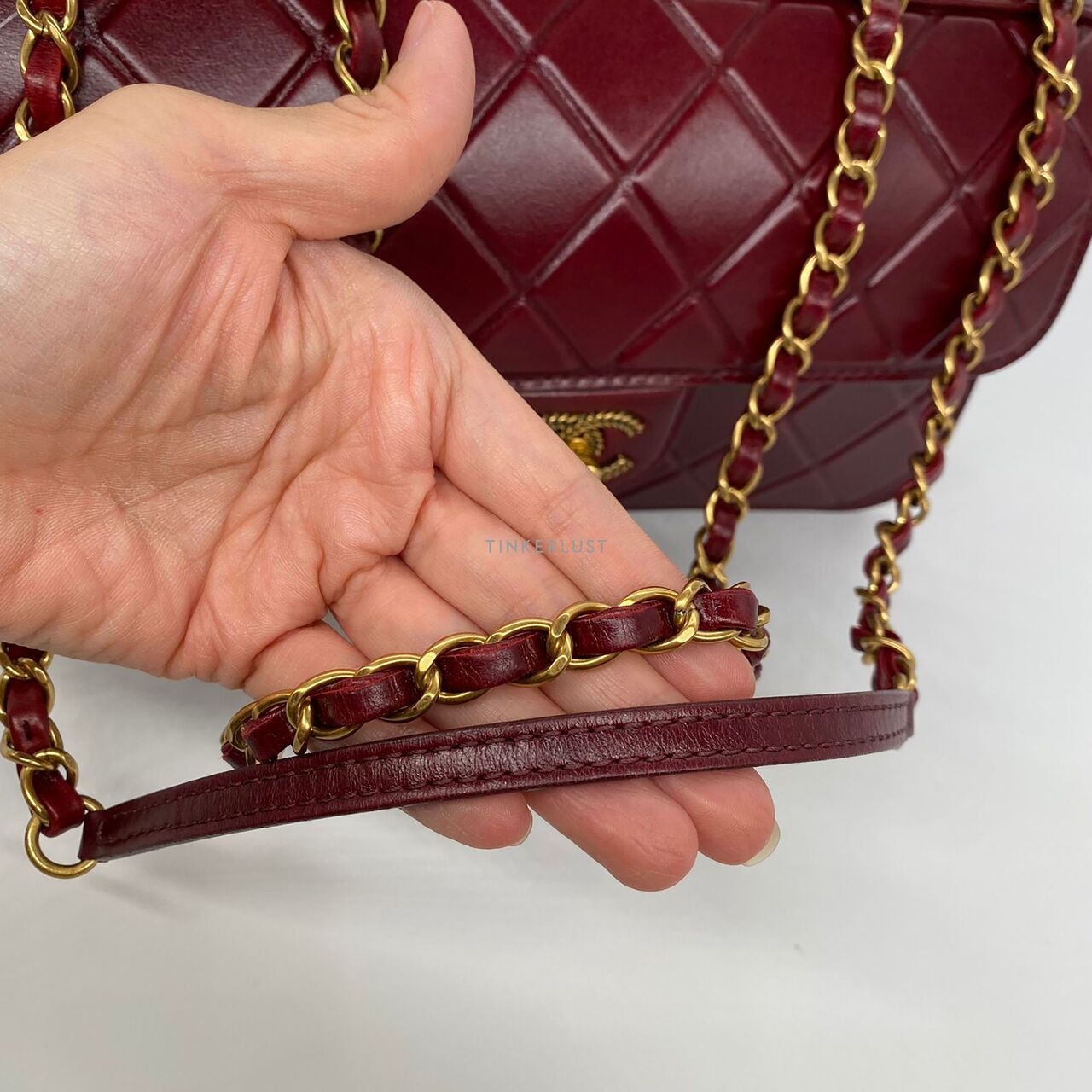 Chanel Medium Flap Burgundy #21 Shoulder Bag