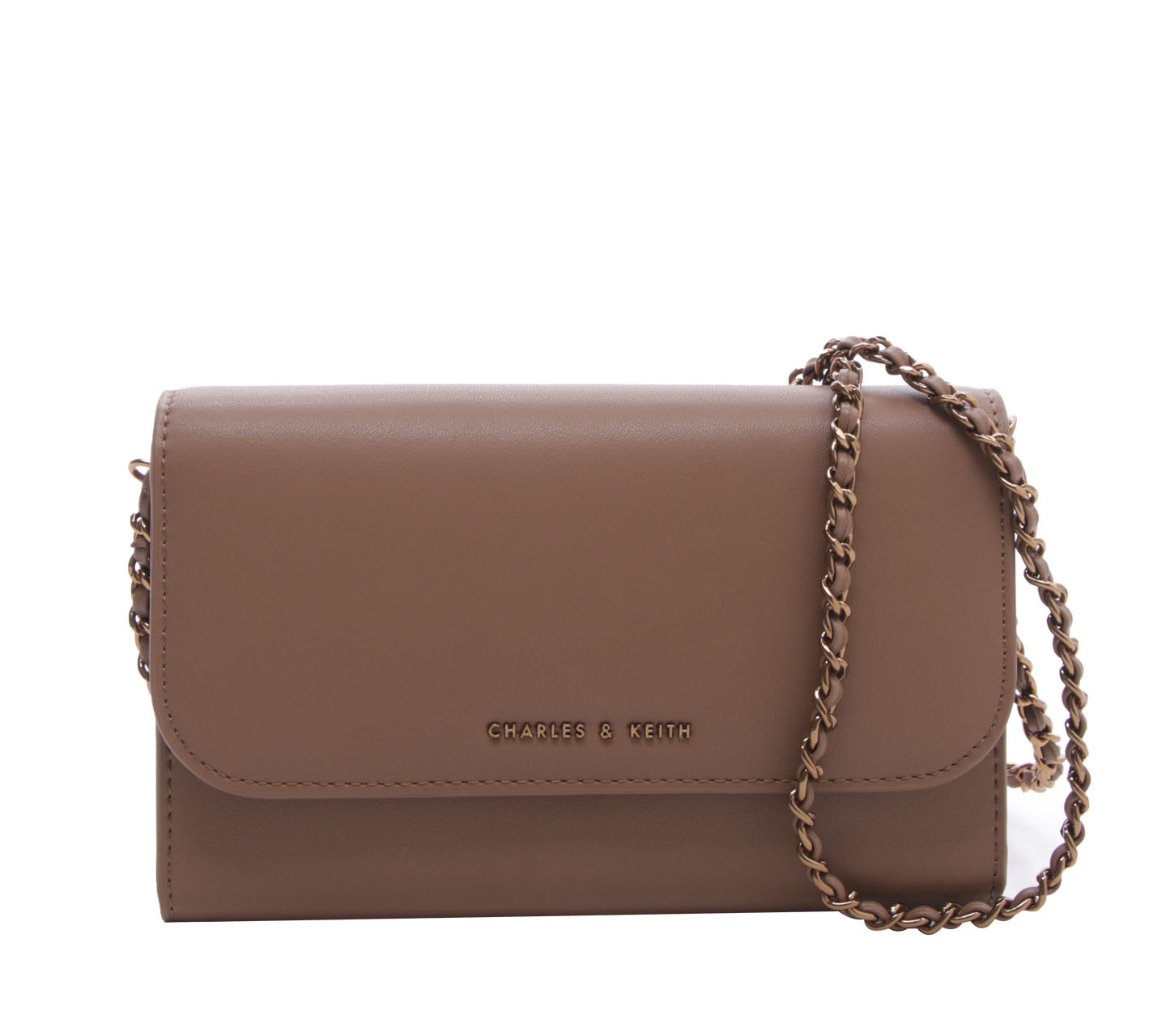 Charles & Keith Brown Sling Bag