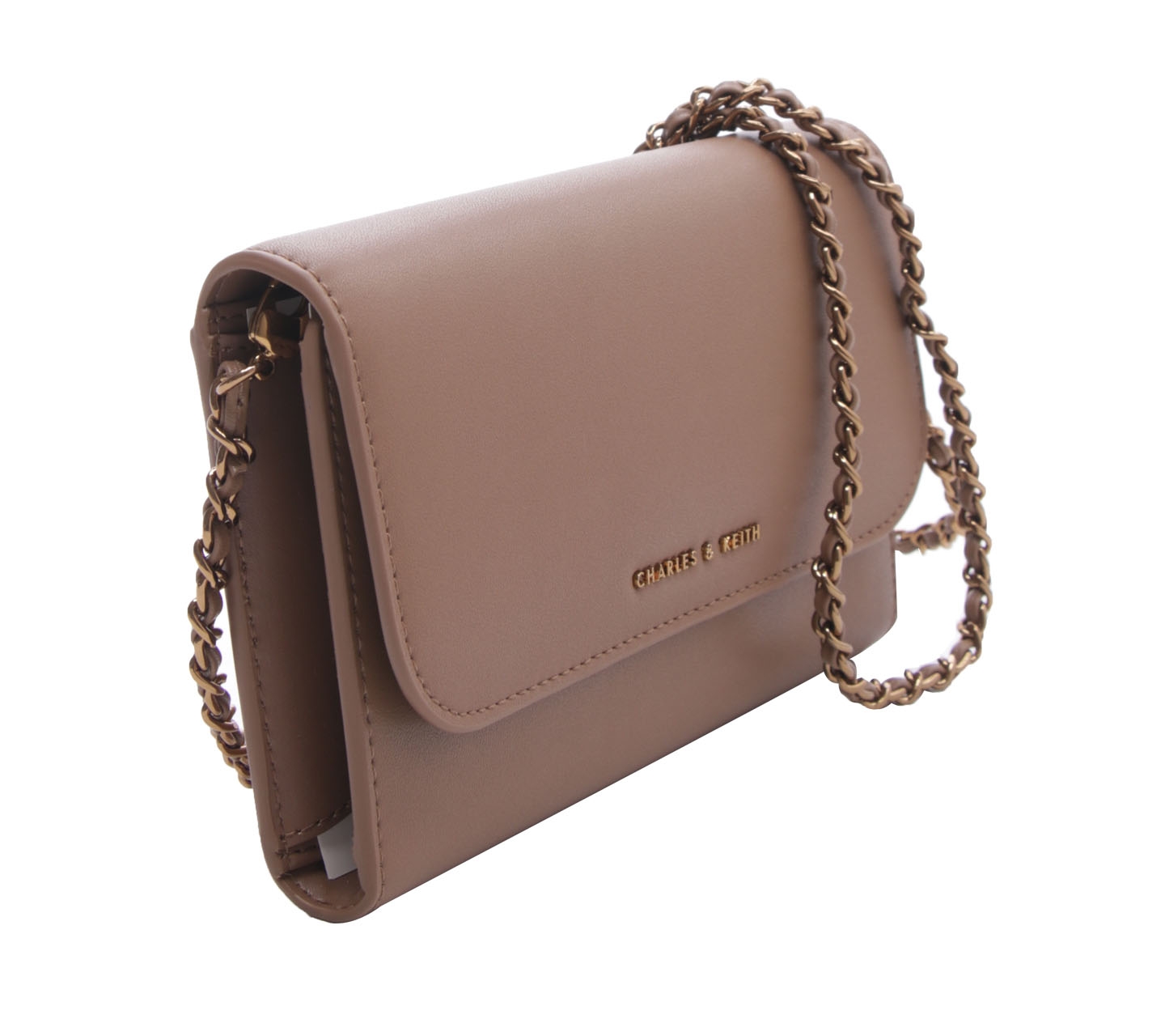 Charles & Keith Brown Sling Bag