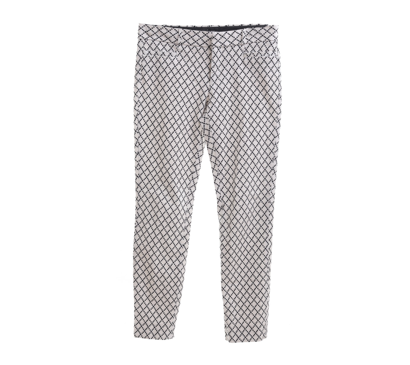 Banana Republic Off White Pattern Long Pants