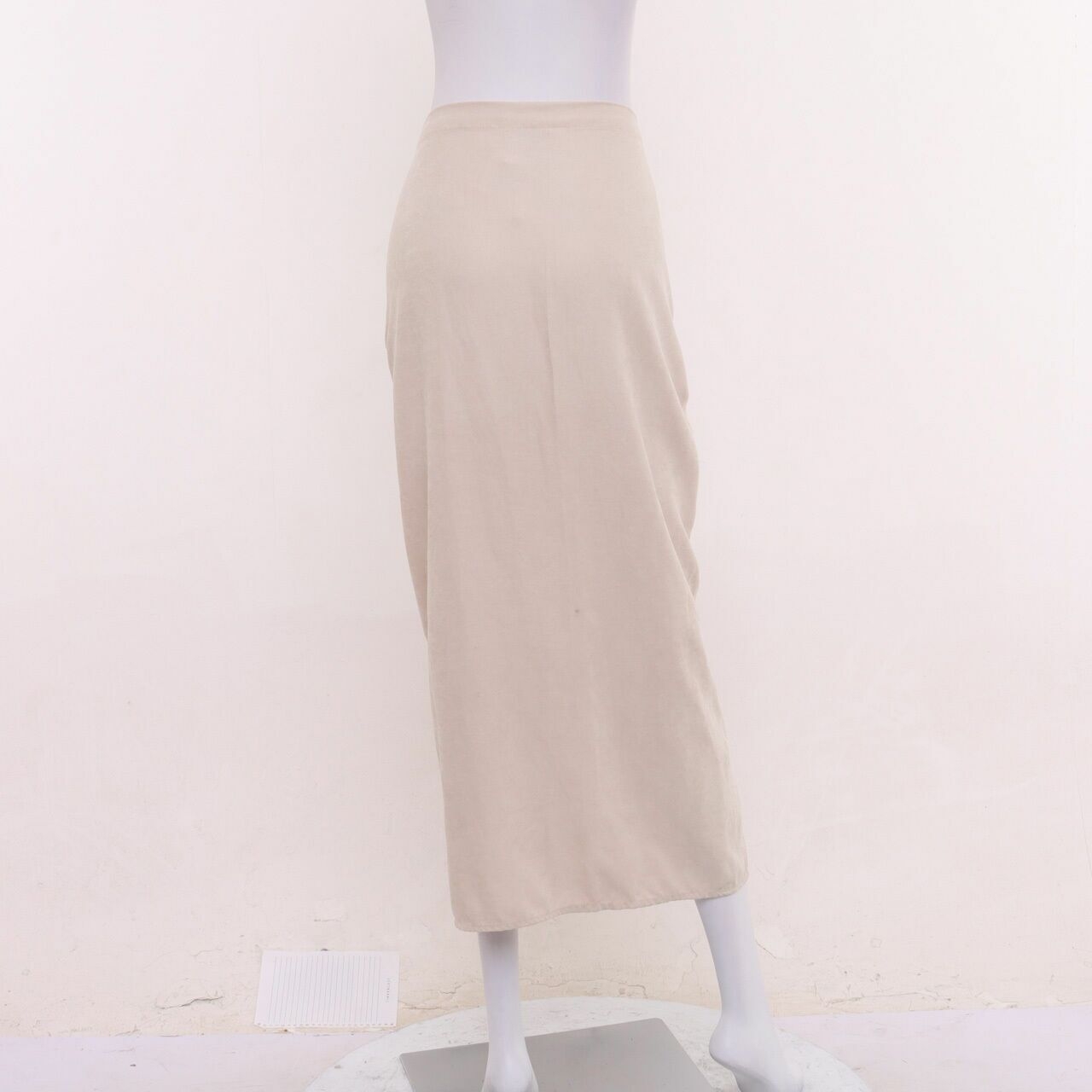 Shop At Velvet Beige Midi Skirt