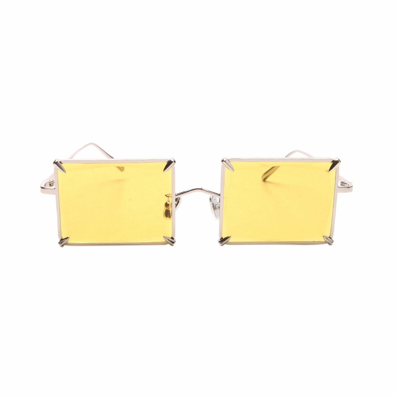 Charles & Keith Silver & Yellow Sunglasses